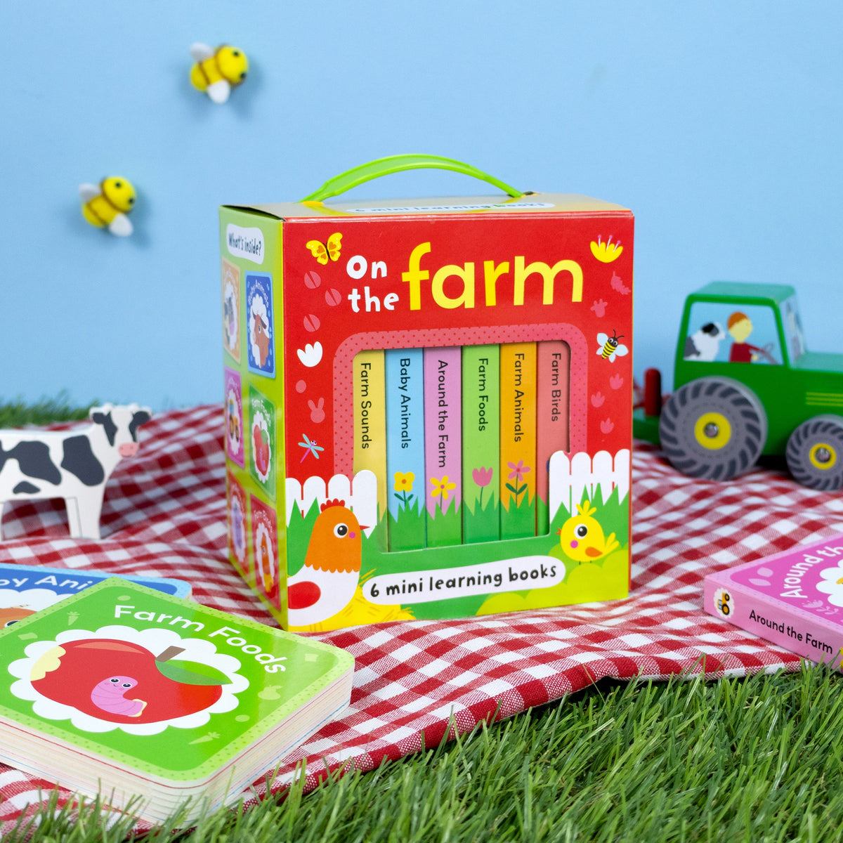 Set 6 cărți cartonate mini – La fermă (On the Farm), North Parade, 2+ ani