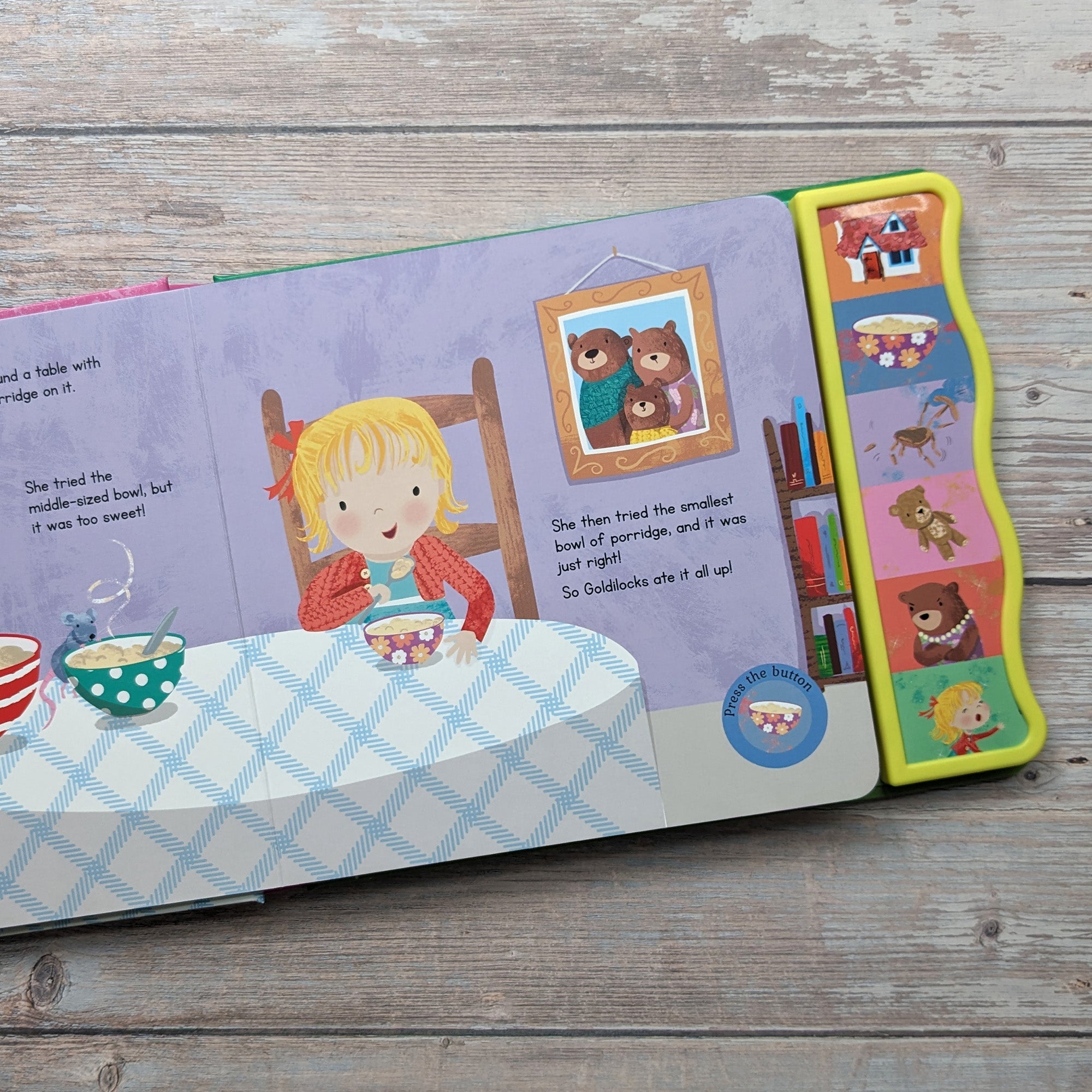 Carte pentru copii, NPP, Goldilocks And The Three Bears Fairy Tale Sound Book, +0 ani