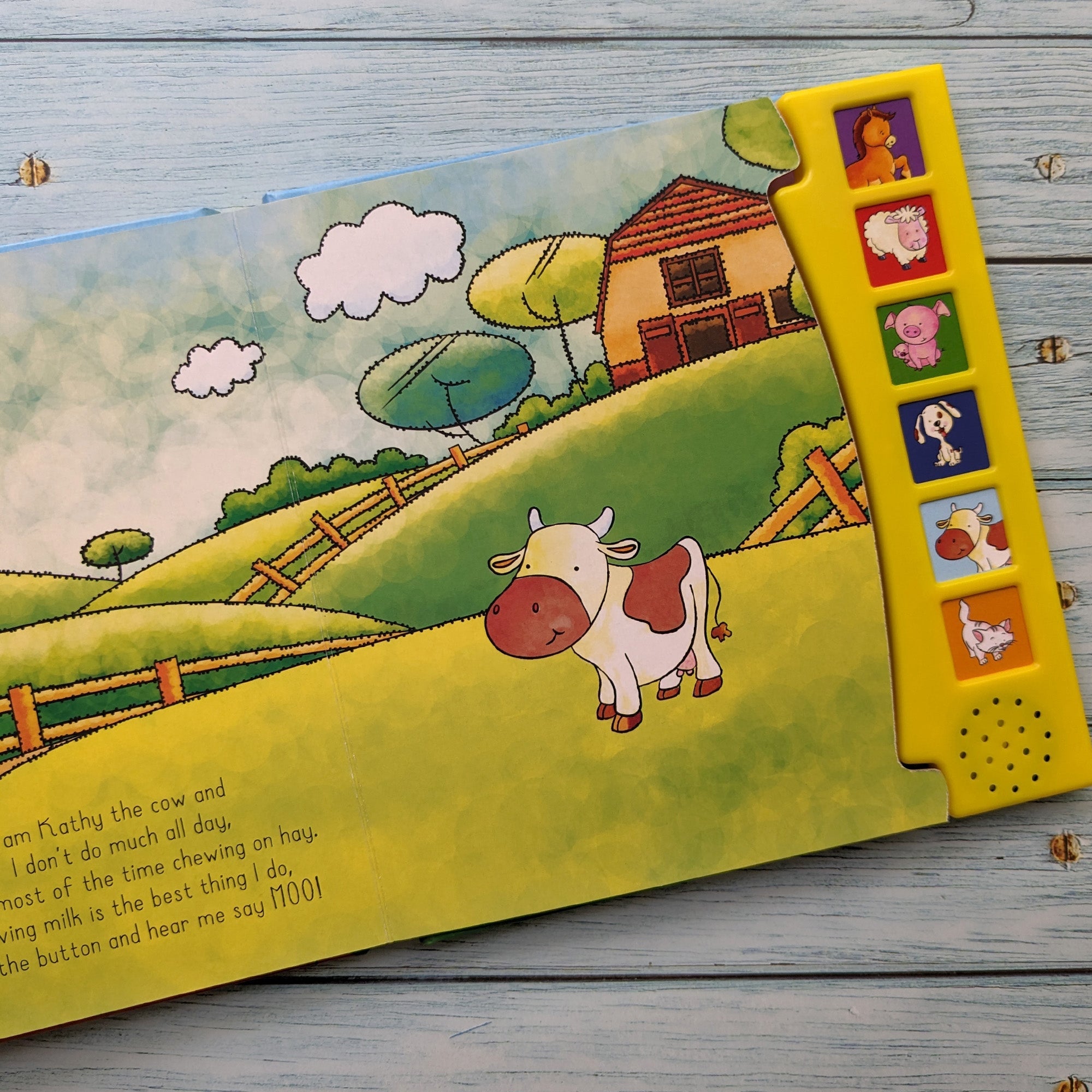 Carte pentru copii, NPP, Farm Animals,  Children's 6 Button Sound Book, 3+ ani