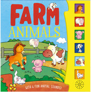 Carte pentru copii, NPP, Farm Animals,  Children's 6 Button Sound Book, 3+ ani
