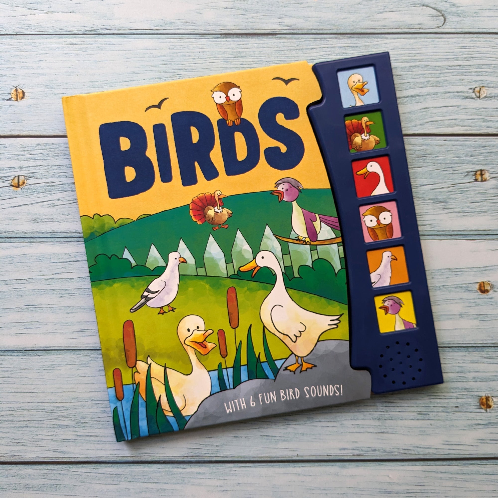 Carte pentru copii, NPP, Birds, Children's 6 Button Sound Book, 1+ ani