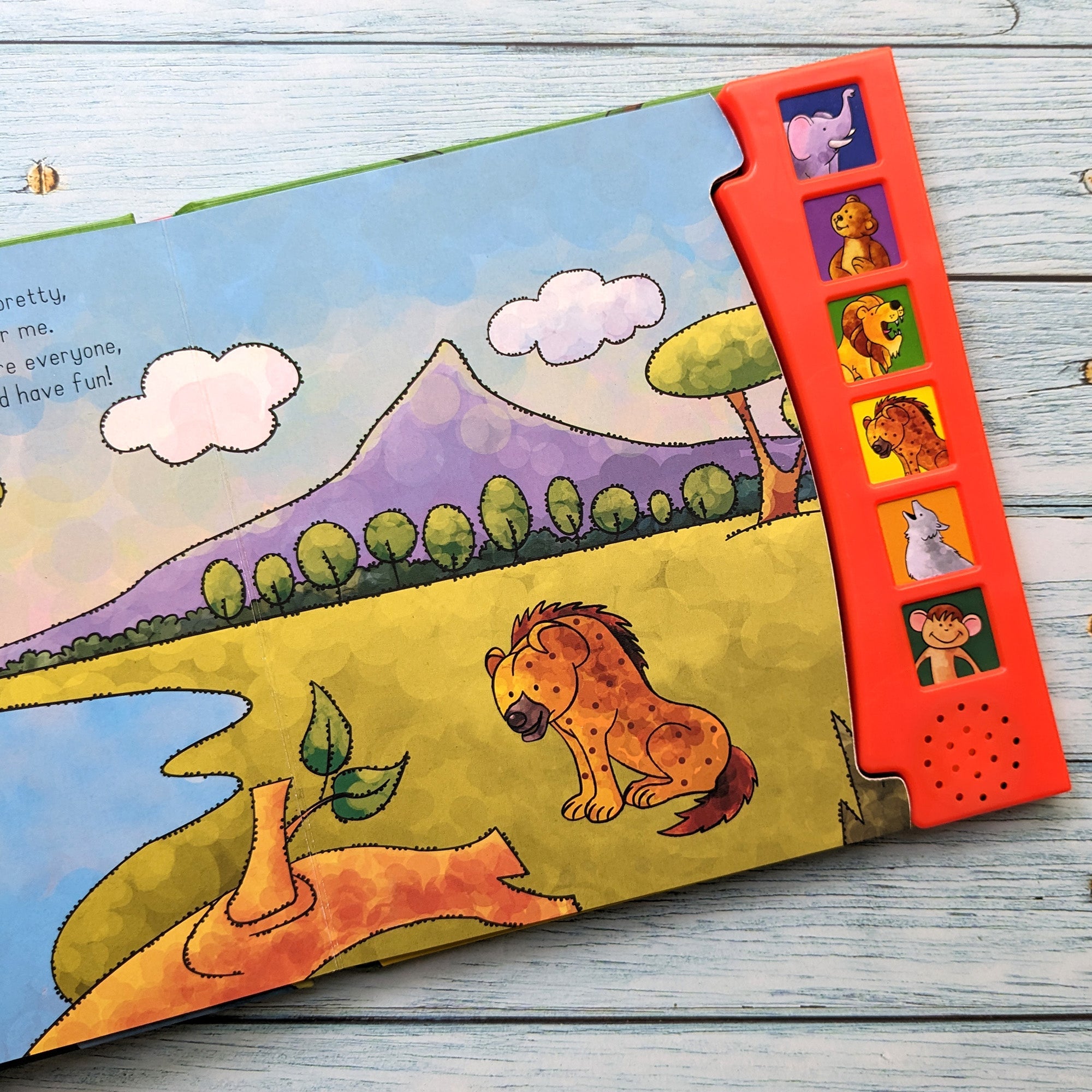 Carte pentru copii, NPP, Wild Animals,  Children's 6 Button Sound Book, 3+ ani
