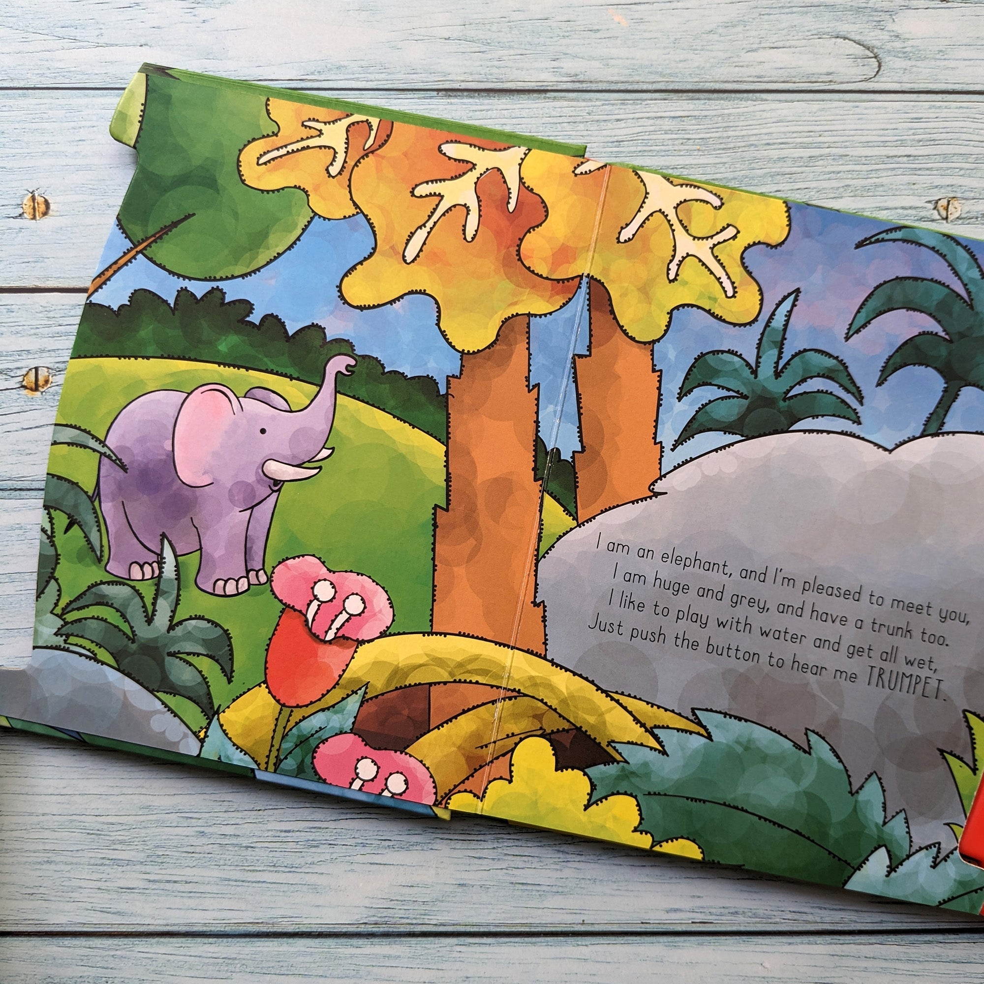 Carte pentru copii, NPP, Wild Animals,  Children's 6 Button Sound Book, 3+ ani