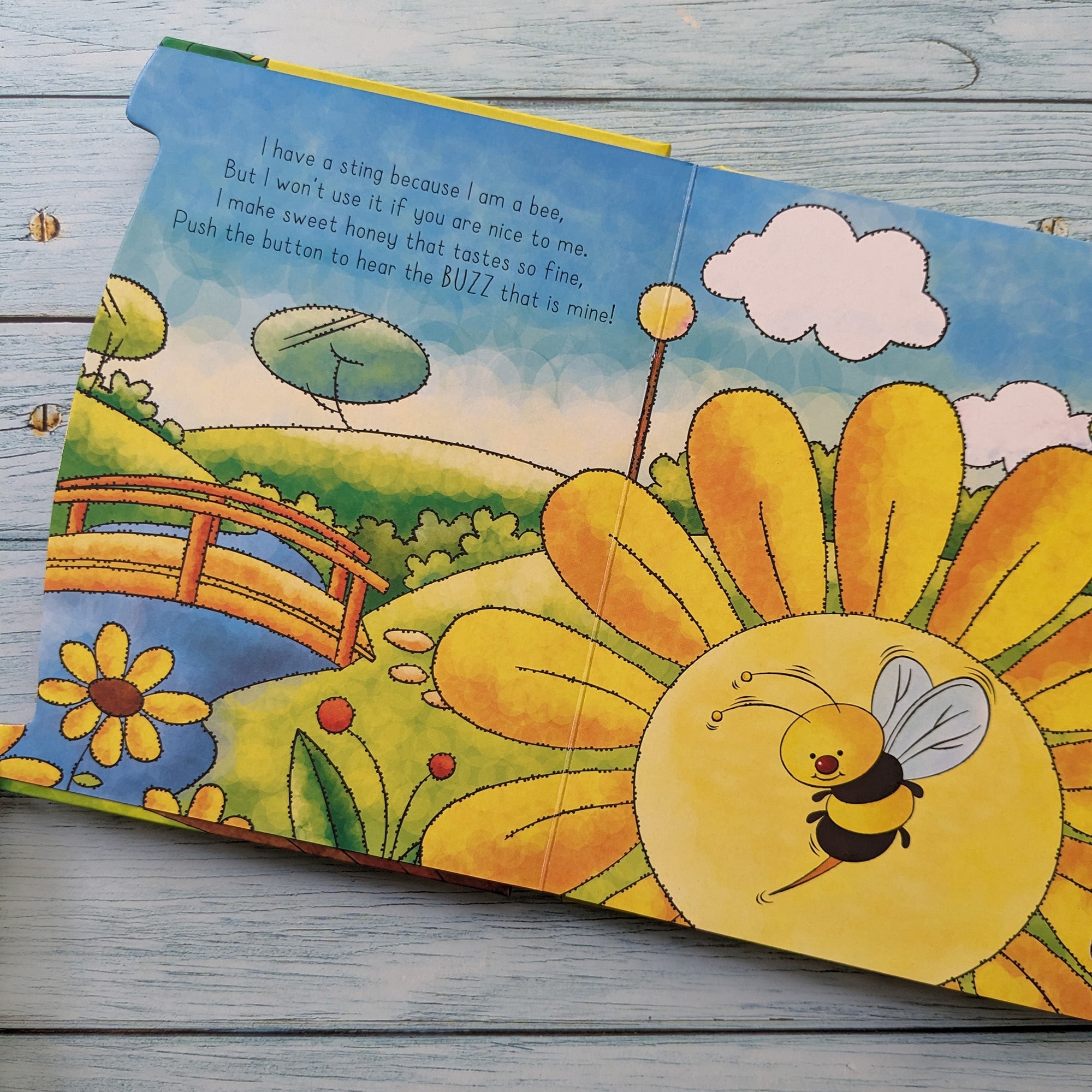 Carte pentru copii, NPP, Insects, Children's 6 Button Sound Book, 3+ ani