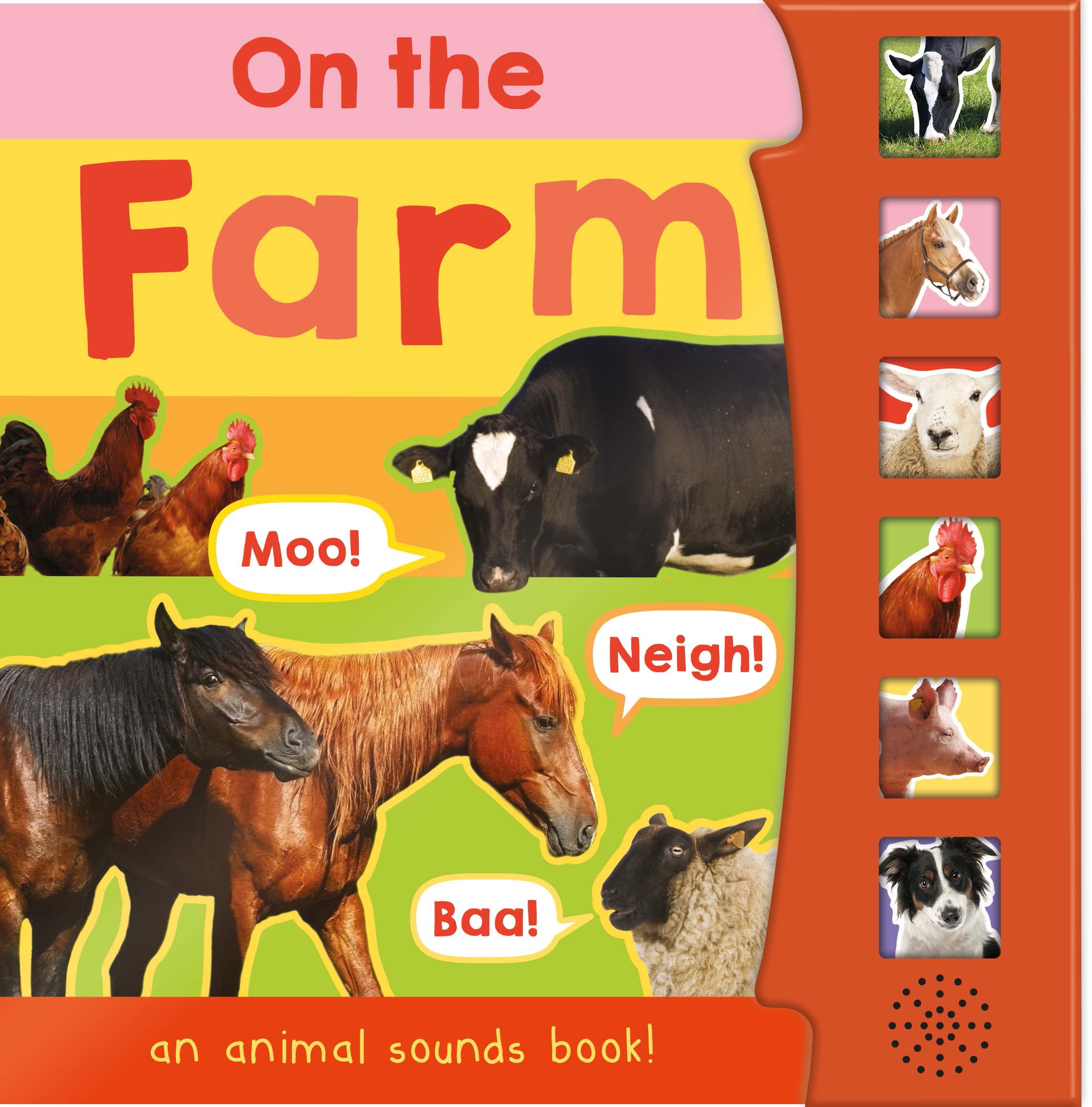 Carte pentru copii, NPP, On The Farm ,  Children's 6 Button Sound Book, 3+ ani