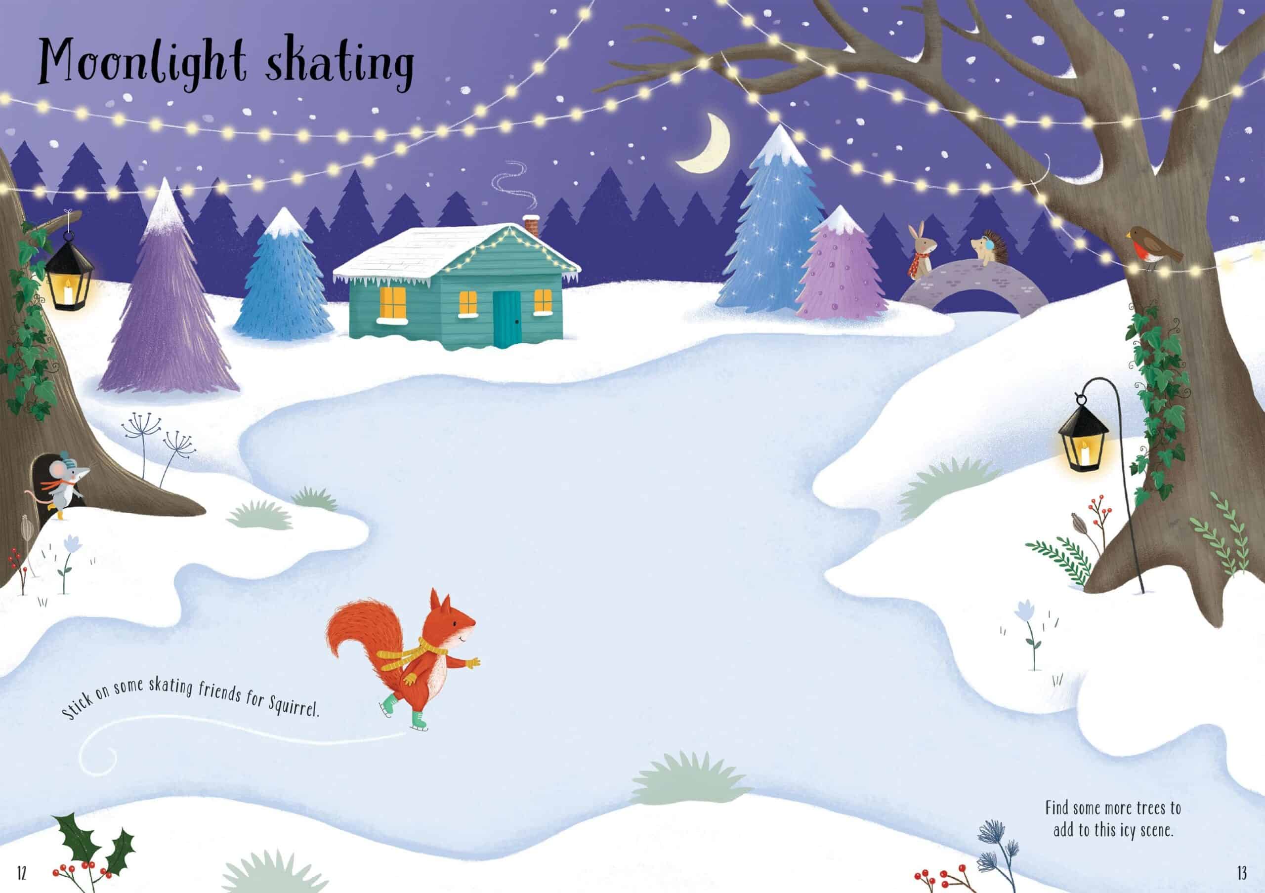 SPARKLY CHRISTMAS TREES STICKER BOOK 2