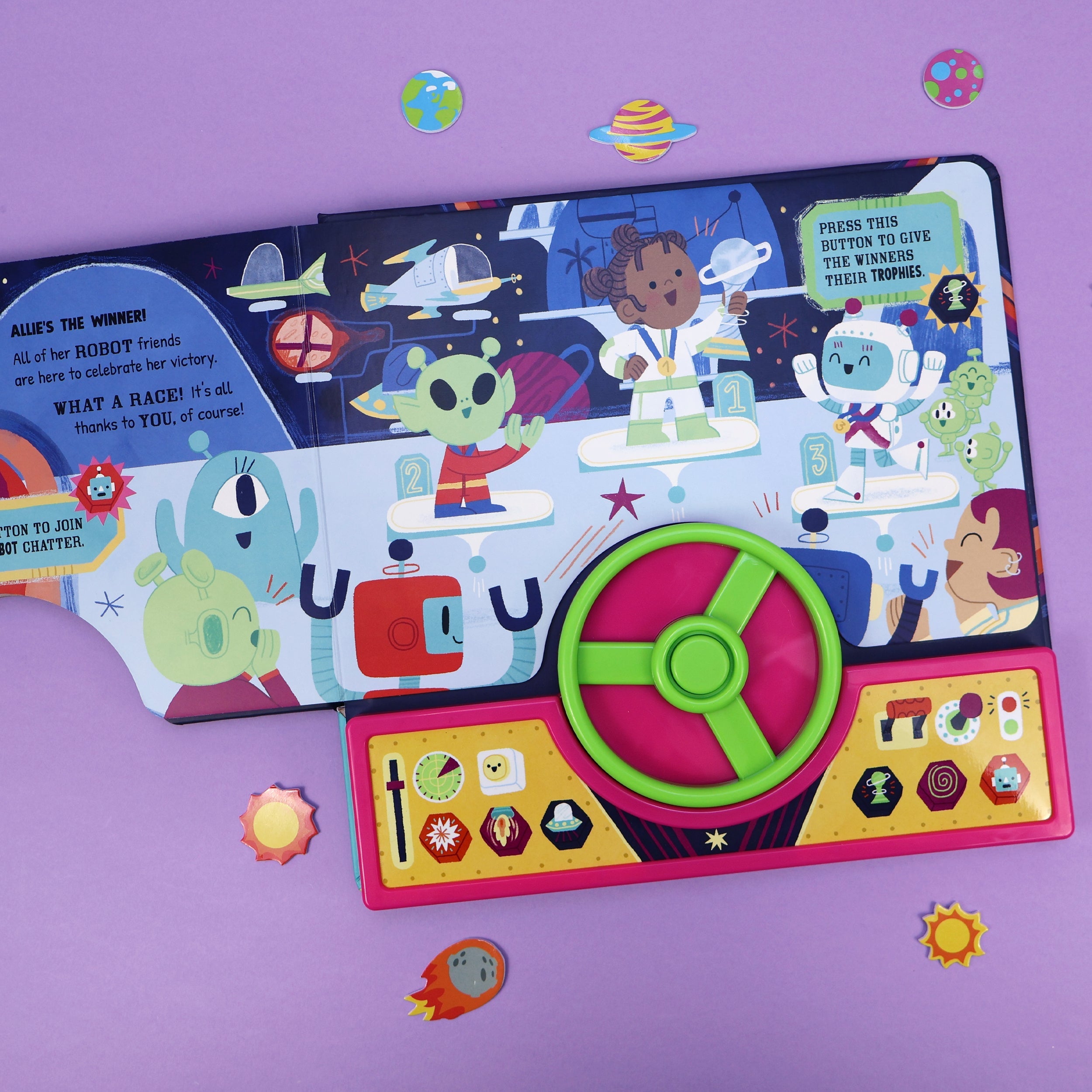 Carte pentru copii, NPP, Get Set, Go! Space Race Children's Sound Book, 1+ ani