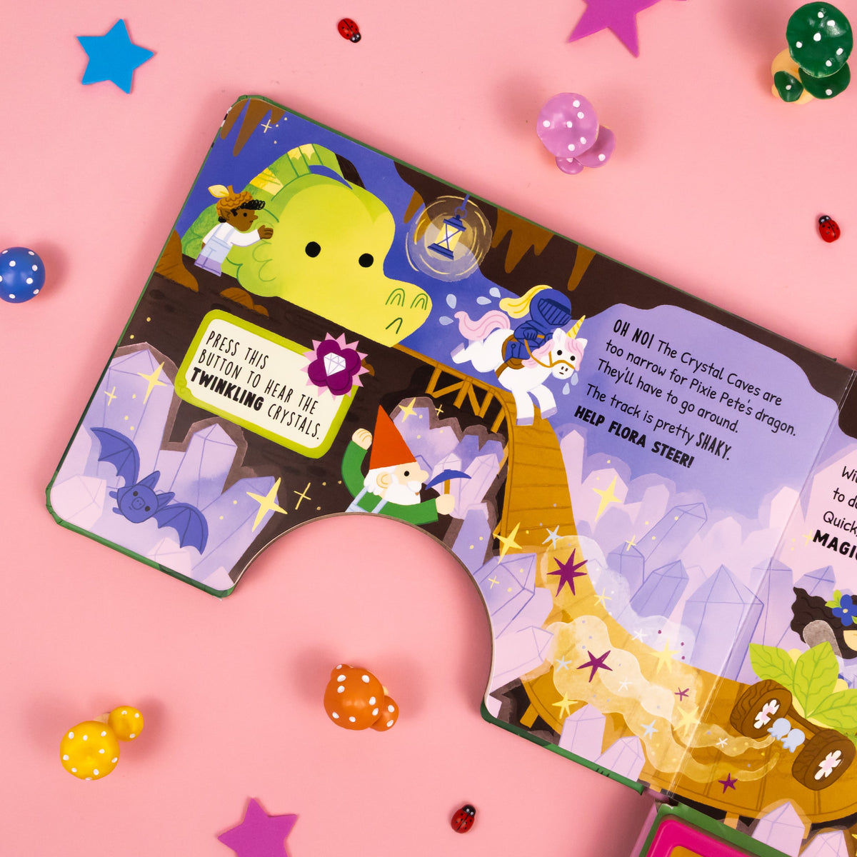 Carte cu volan și sunete – Cursa zânelor (Get Set, GO! Fairy Dash), North Parade, 3+ ani