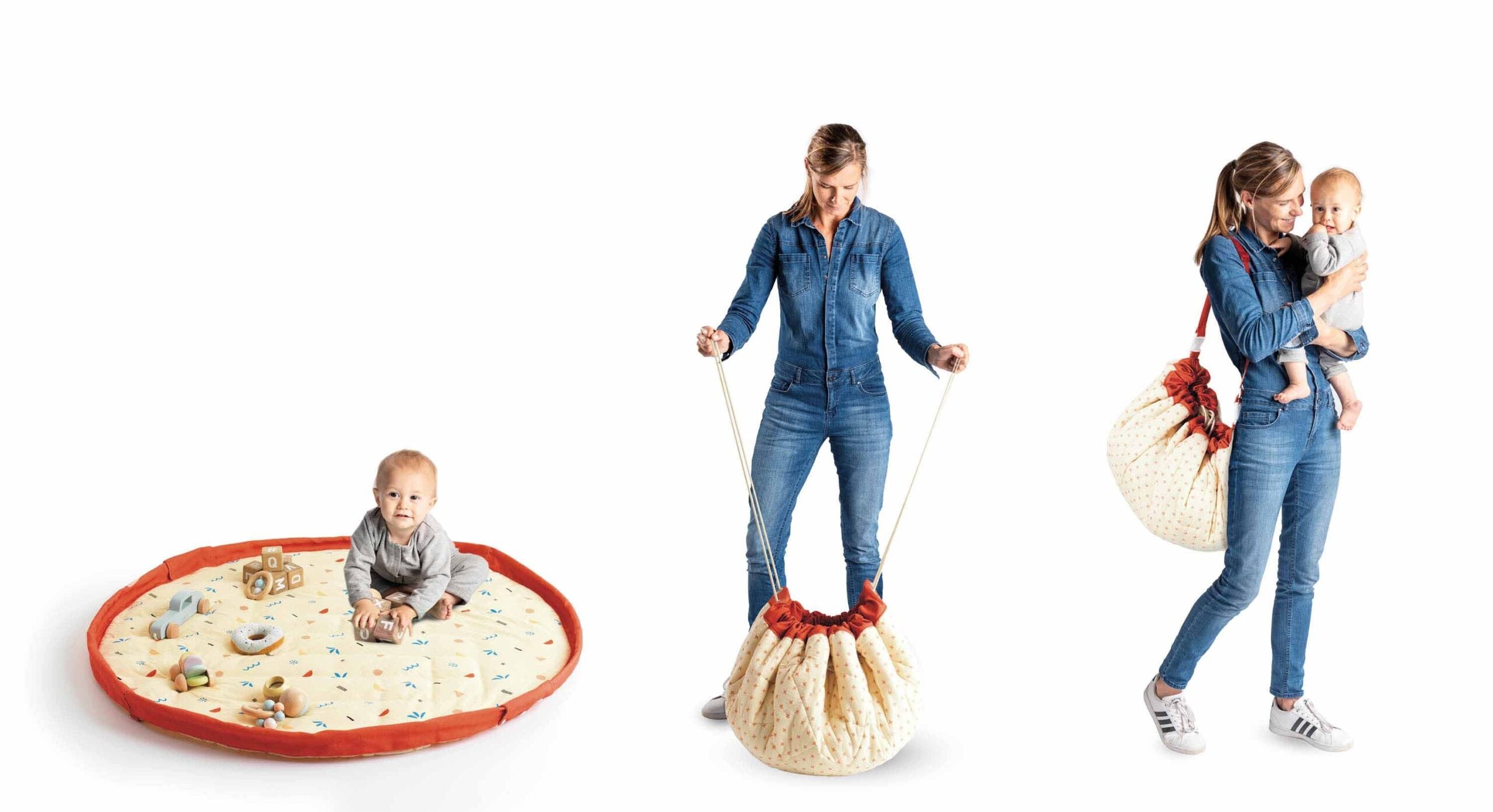 Play&GO Icons - Saltea activitati bebe/Sac depozitare jucarii