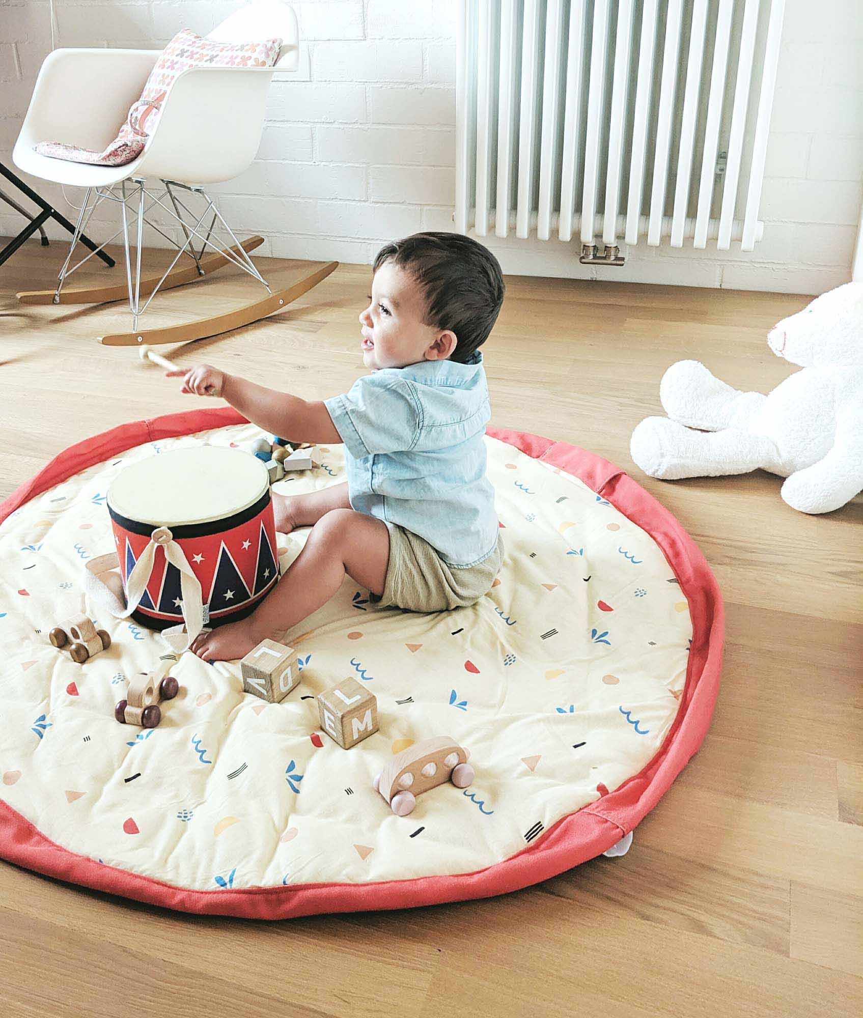 Play&GO Icons - Saltea activitati bebe/Sac depozitare jucarii