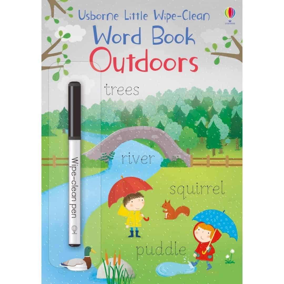 Scrie si sterge - Little Wipe-Clean Word Book Outdoors