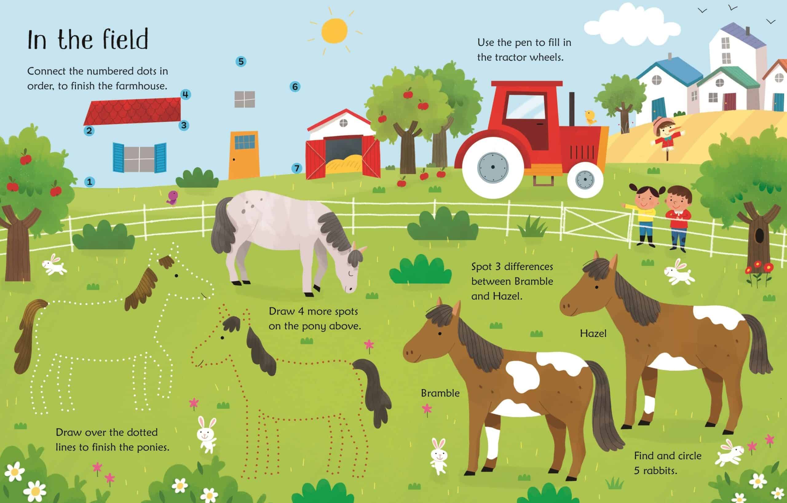 Scrie si sterge - Wipe-Clean Horse and Pony Activities