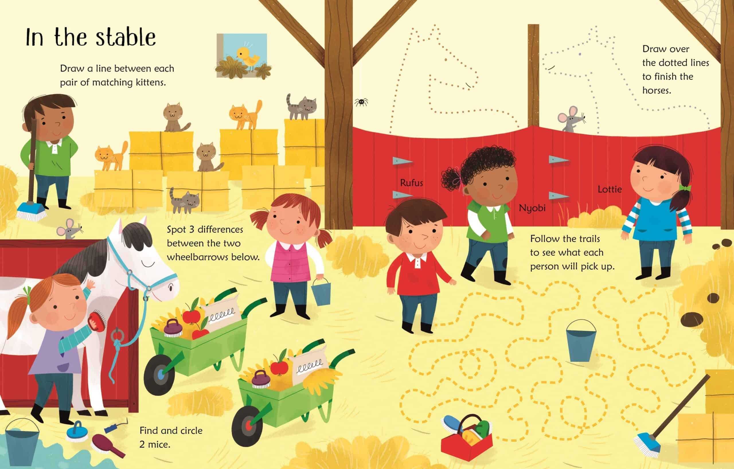 Scrie si sterge - Wipe-Clean Horse and Pony Activities