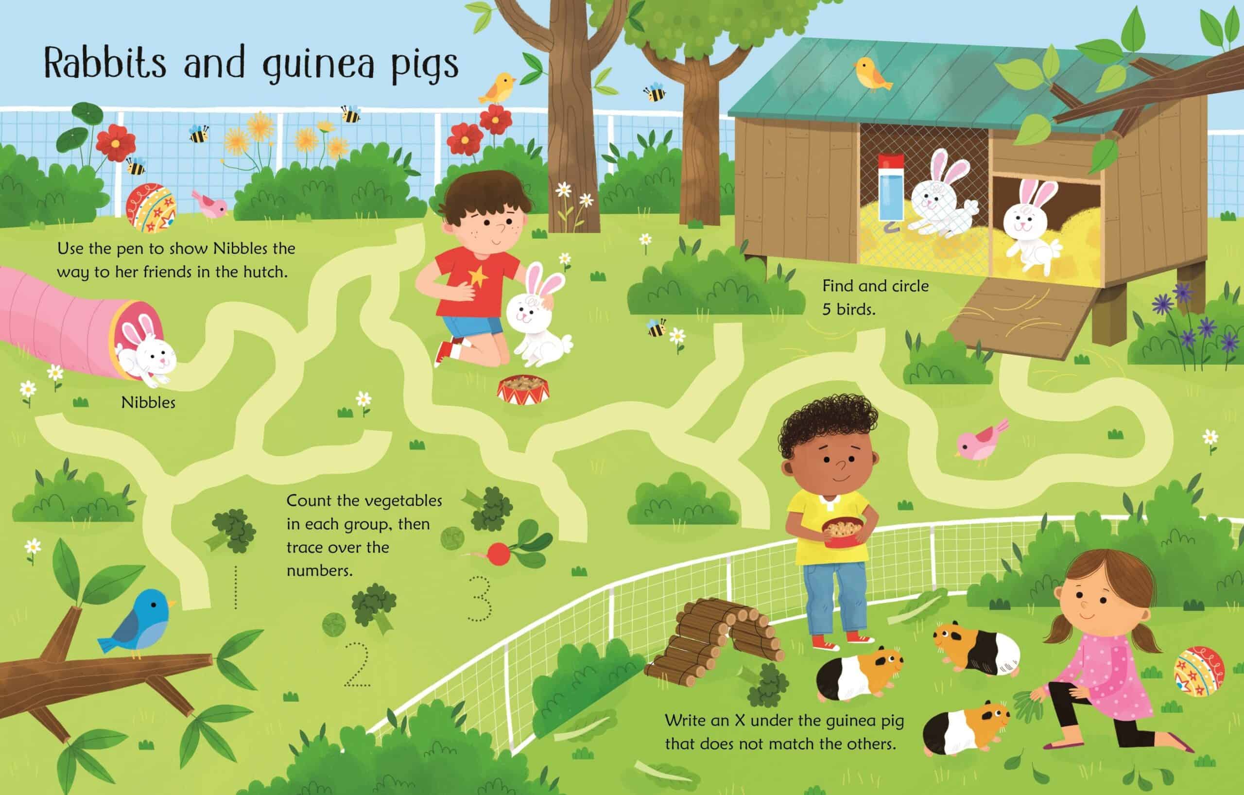 Scrie si sterge - Wipe-Clean Pet Activities