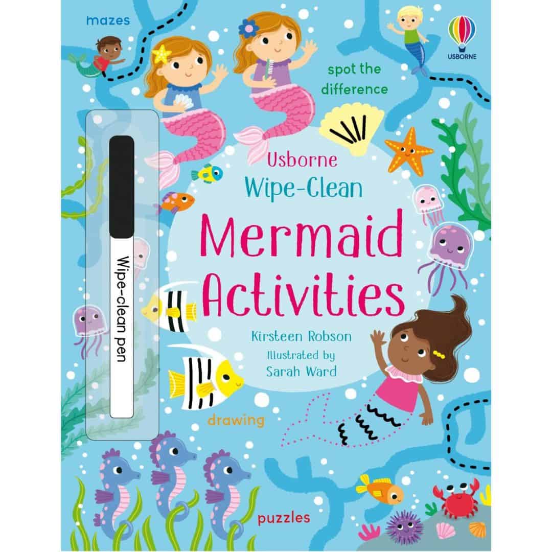 Scrie si sterge - Wipe-Clean Mermaid Activities