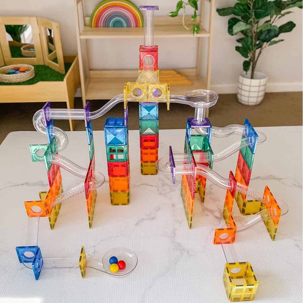 Setdeconstructiemagneticcucircuitecubile_ConnetixMagneticTiles_BallRunPack92piese_2
