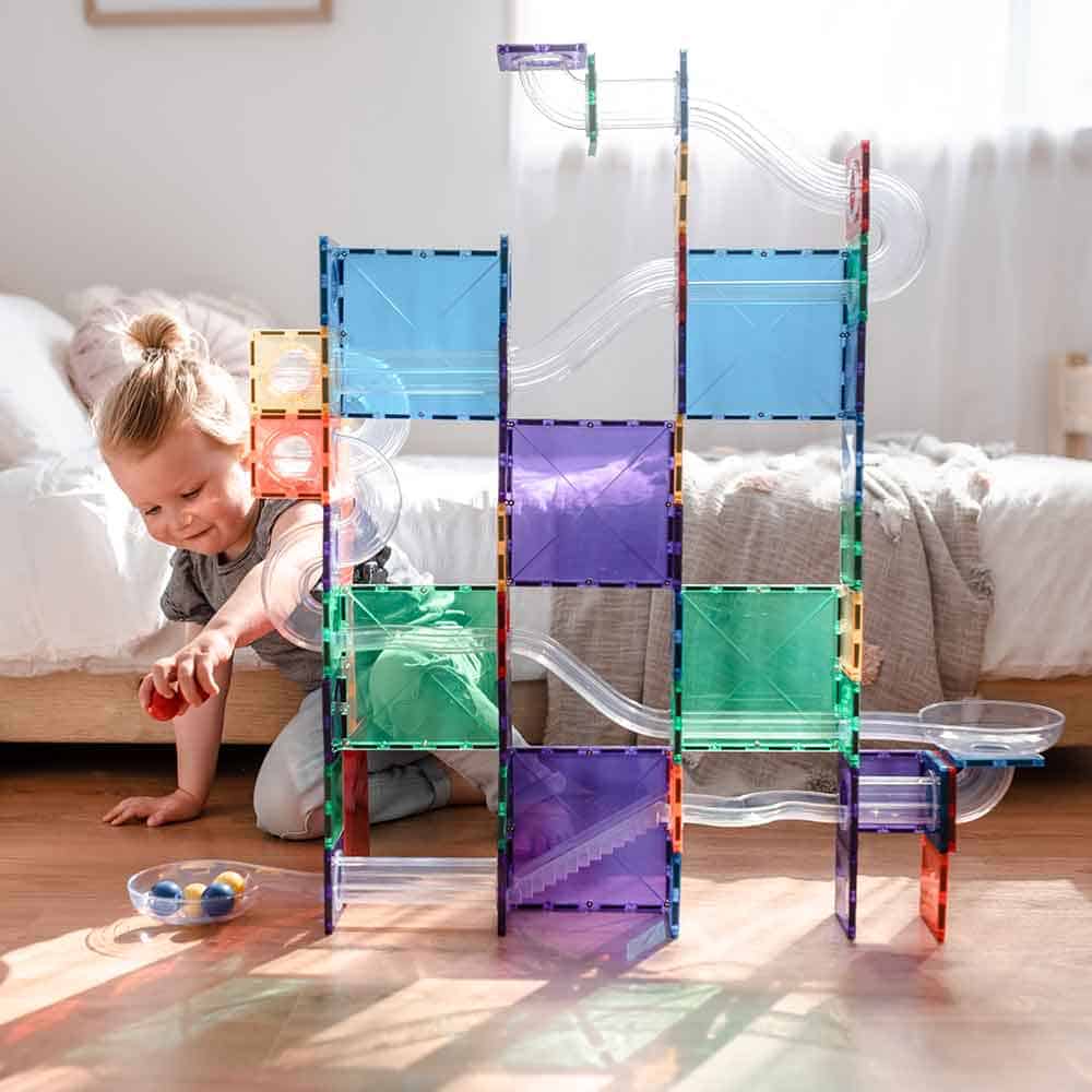 Setdeconstructiemagneticcucircuitecubile_ConnetixMagneticTiles_BallRunPack92piese_4
