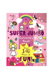 Carte de colorat - Super jumbo 144 pagini -Pink cover