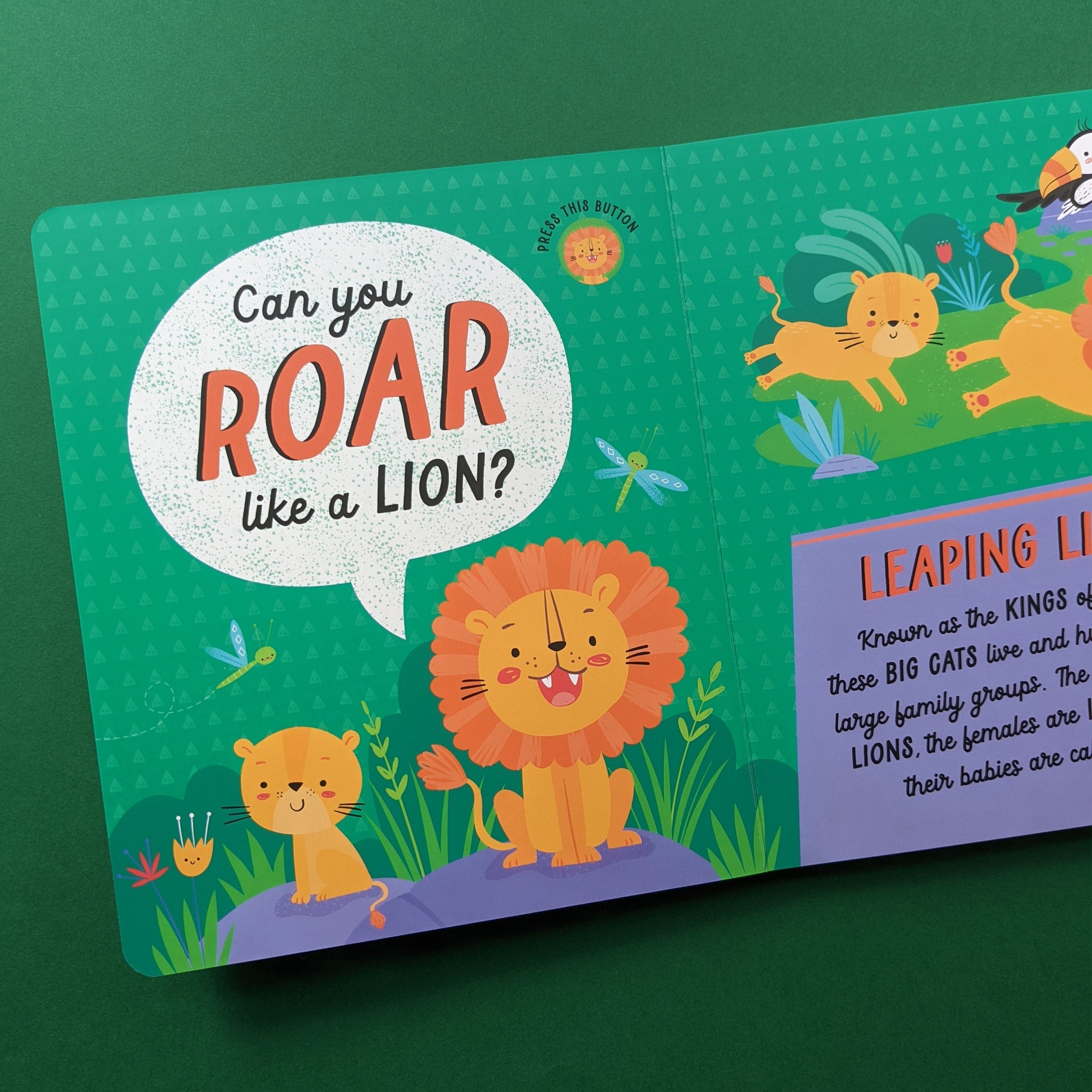 Carte pentru copii, NPP, Let's Roar - Children's 10 Button Sound Book, 3+ ani