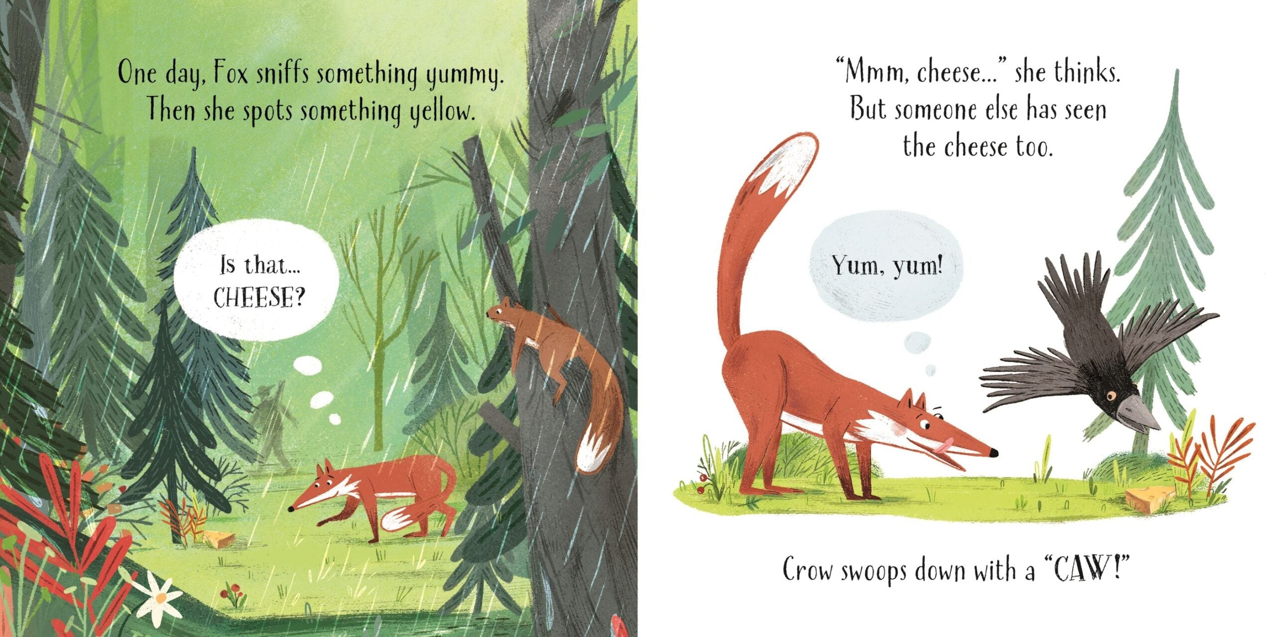 Carte pentru copii - The Fox and the Crow