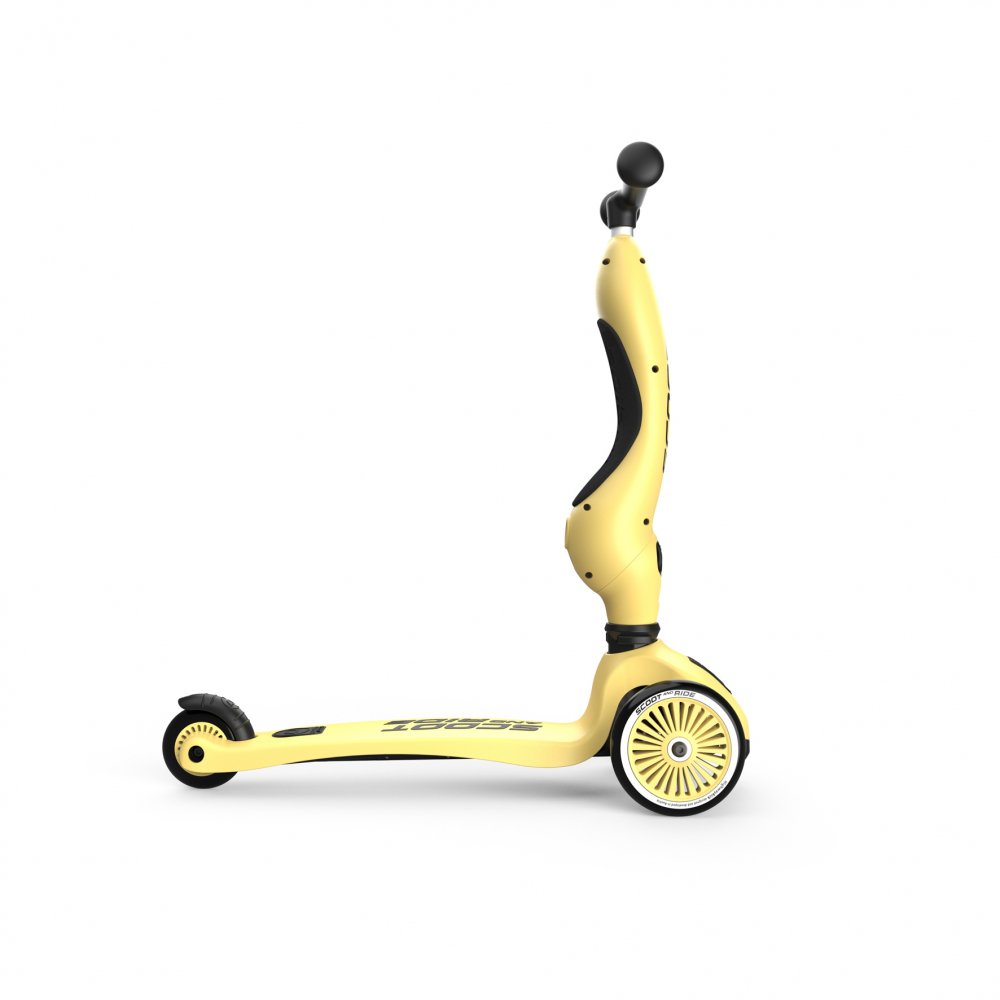 TROTINETA COPII CU SEZUT, TRANSFORMABILA 2IN1, HIGHWAYKICK 1 lemon