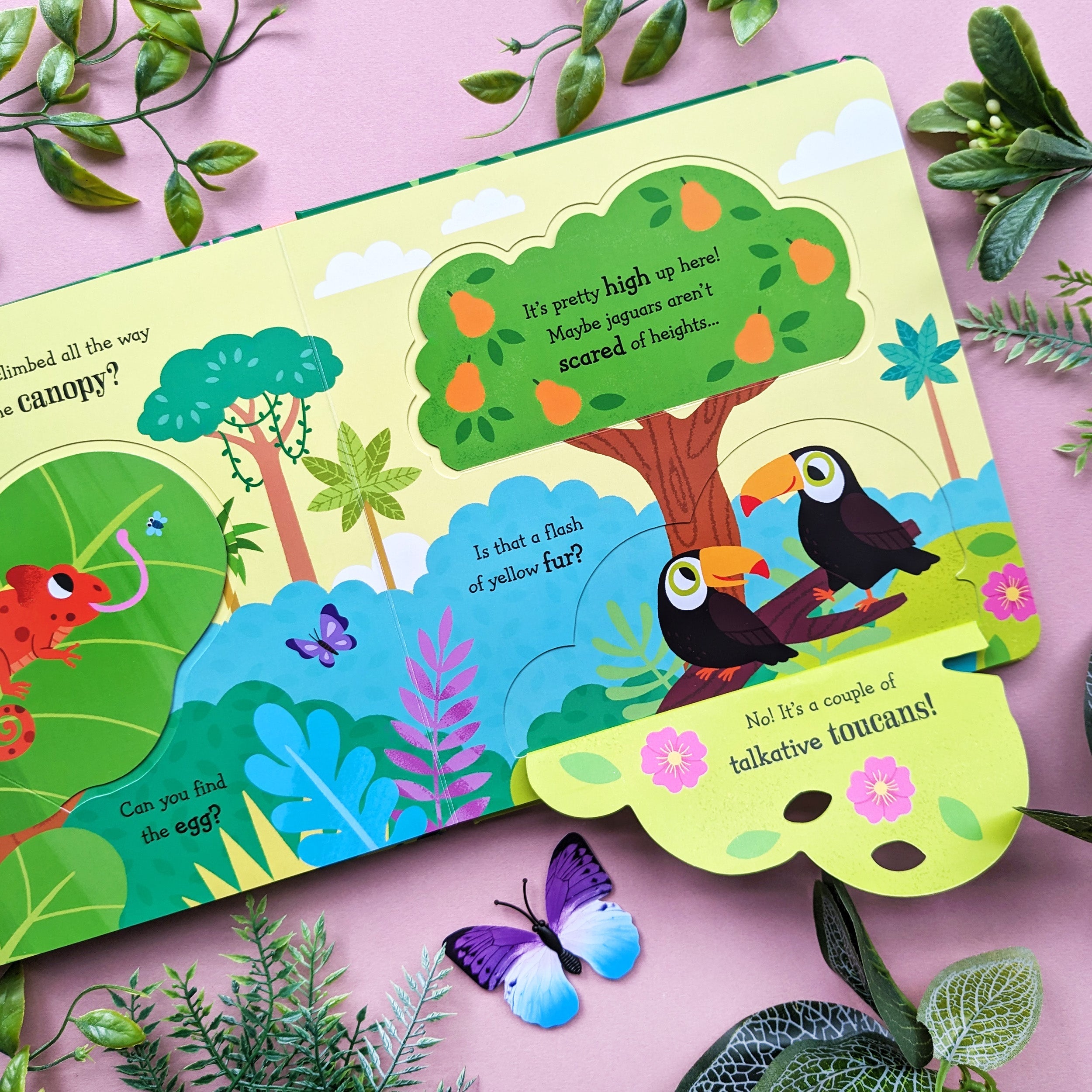Carte pentru copii, NPP, Jaguar in the Jungle,  Childrens Pop-Up Book, 3+ ani