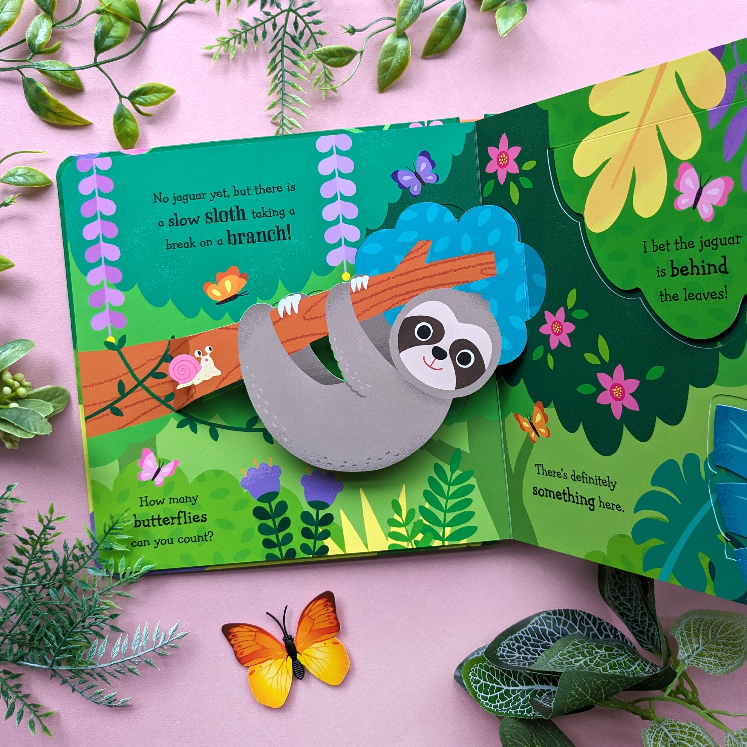 Carte pentru copii, NPP, Jaguar in the Jungle,  Childrens Pop-Up Book, 3+ ani