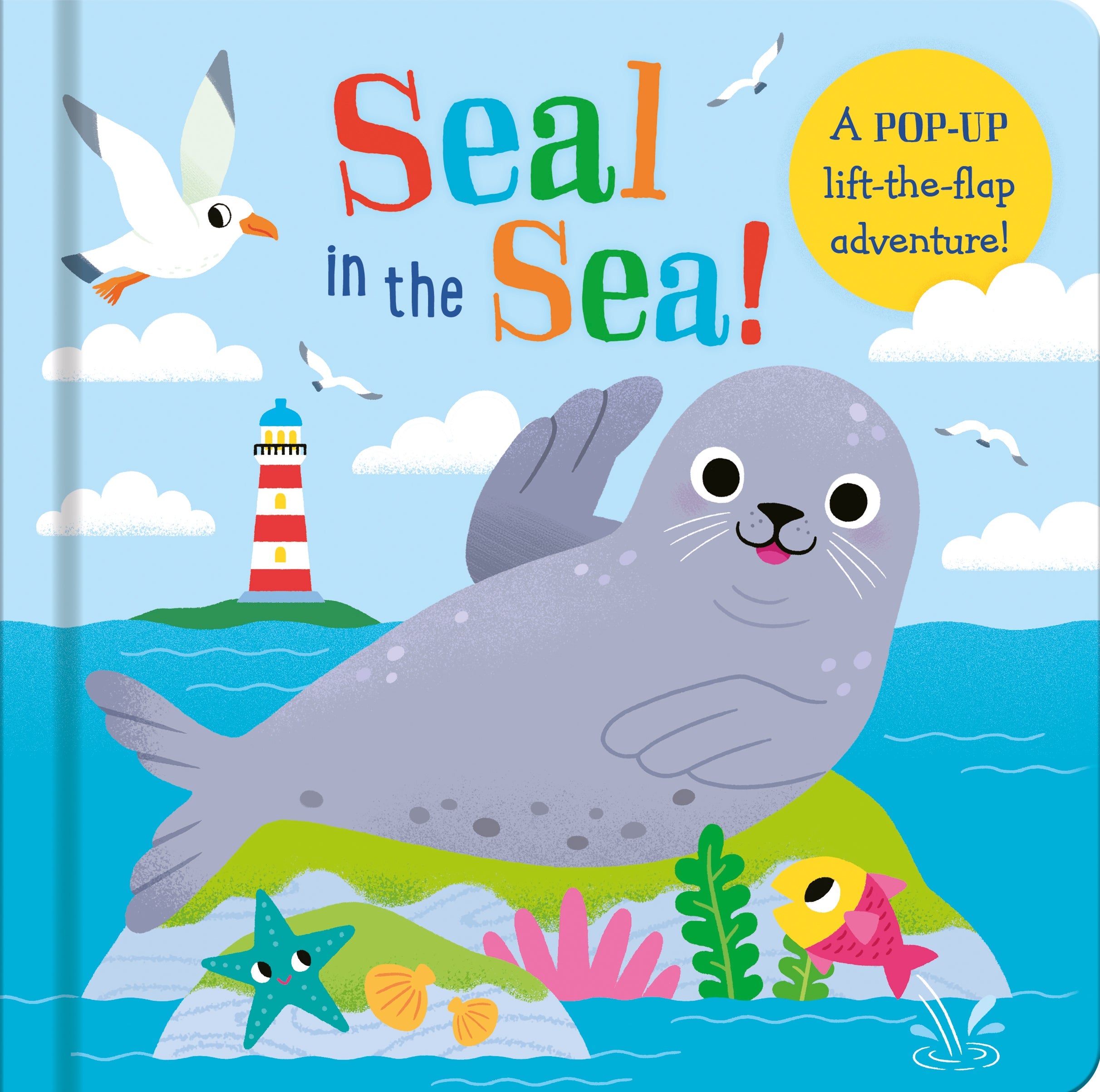 Carte pentru copii, NPP, Seal in the Sea  Children's Pop-Up Book, 3+ ani