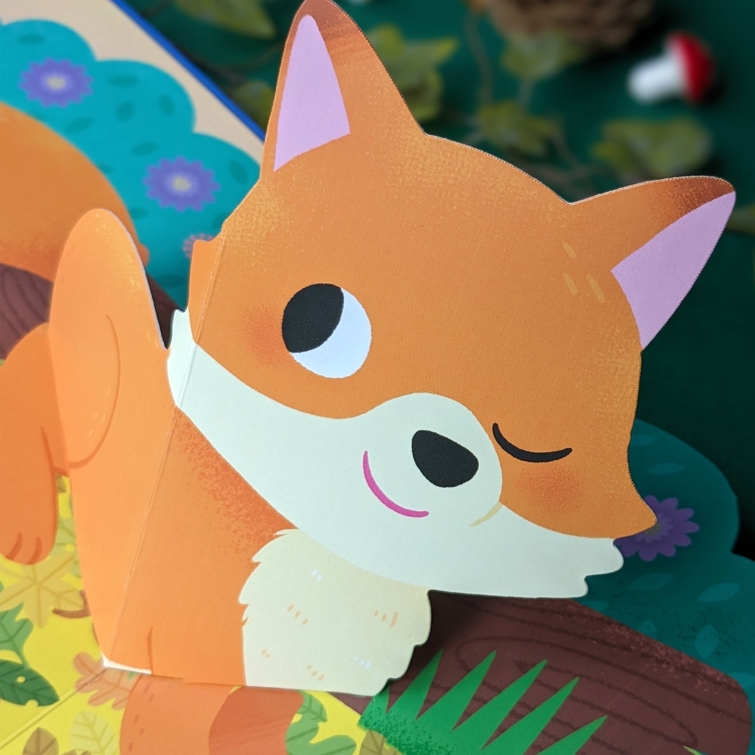 Carte pentru copii, NPP, Fox in the Forest,  Children's Pop-Up Book, 3+ ani