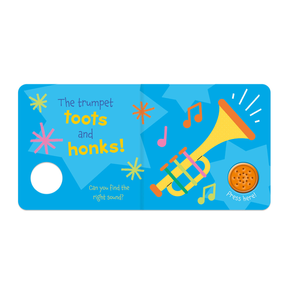 Carte cu sunete – Ghicește instrumentul muzical (Find that Sound! Music), North Parade, 2+ ani
