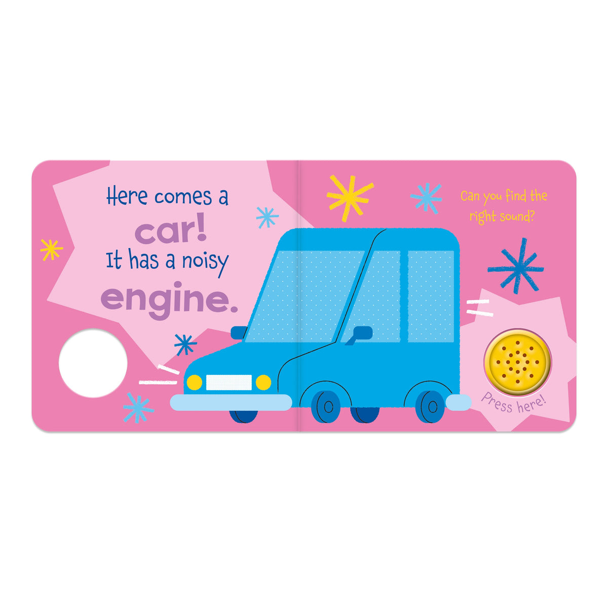Carte cu sunete – Ghicește vehiculul (Find that Sound! Vehicles), North Parade, 2+ ani