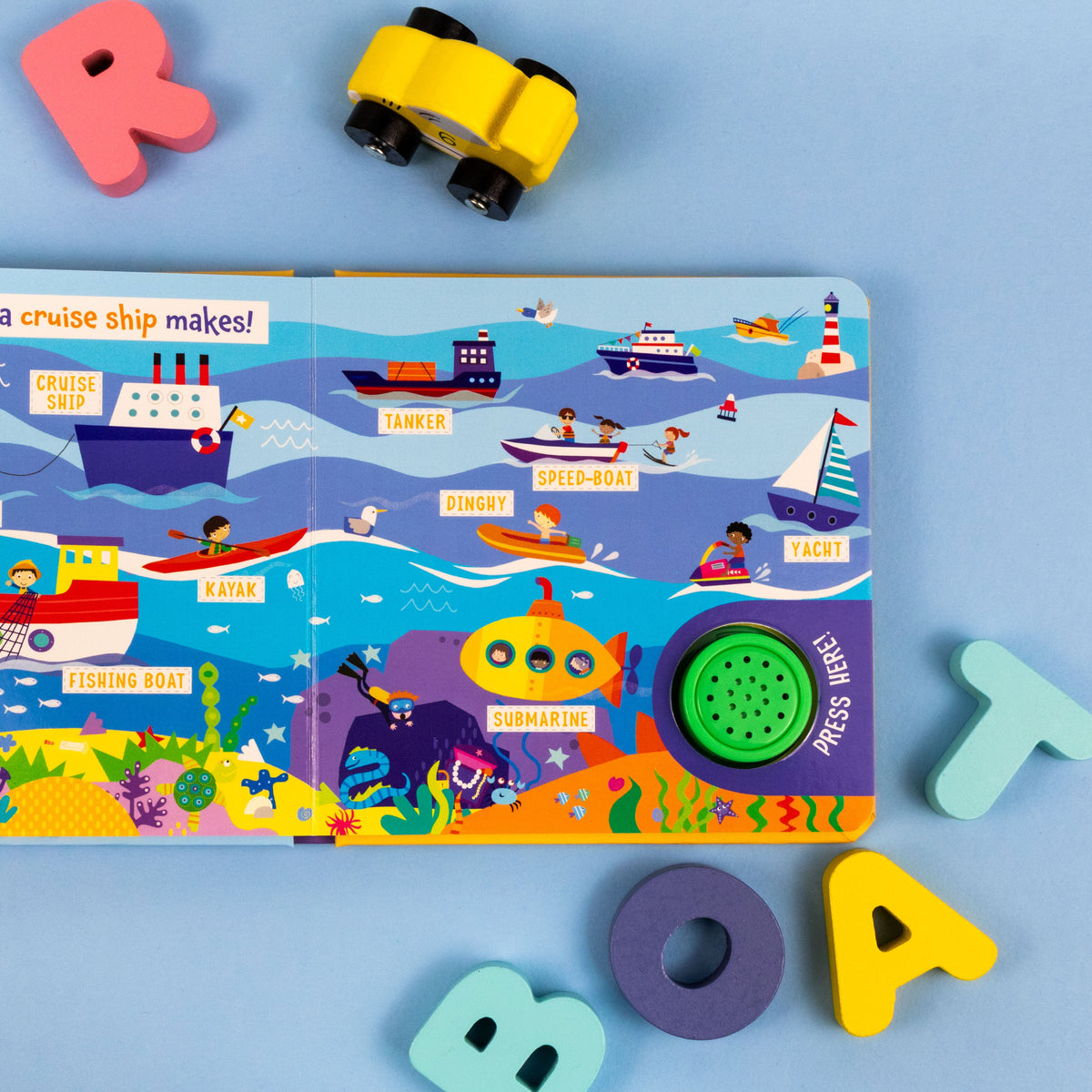Carte cu sunete – Vehicule (Can You Find the Right Noise? Things That Go), North Parade, 2+ ani