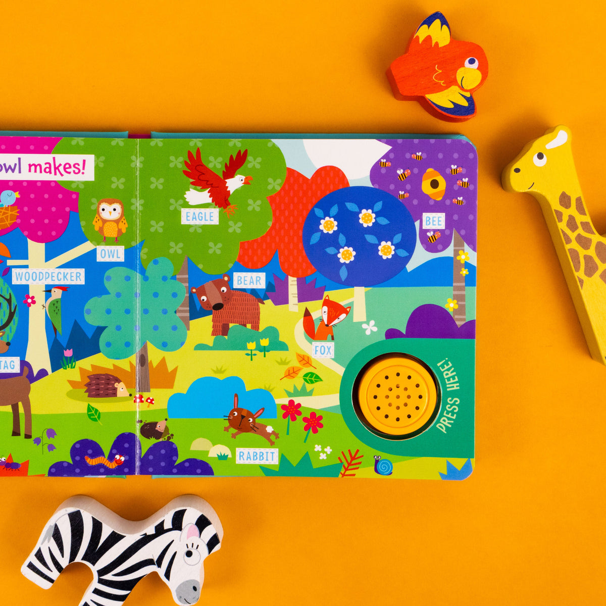 Carte cu sunete – Animale (Can You Find the Right Noise? Animals), North Parade, 2+ ani