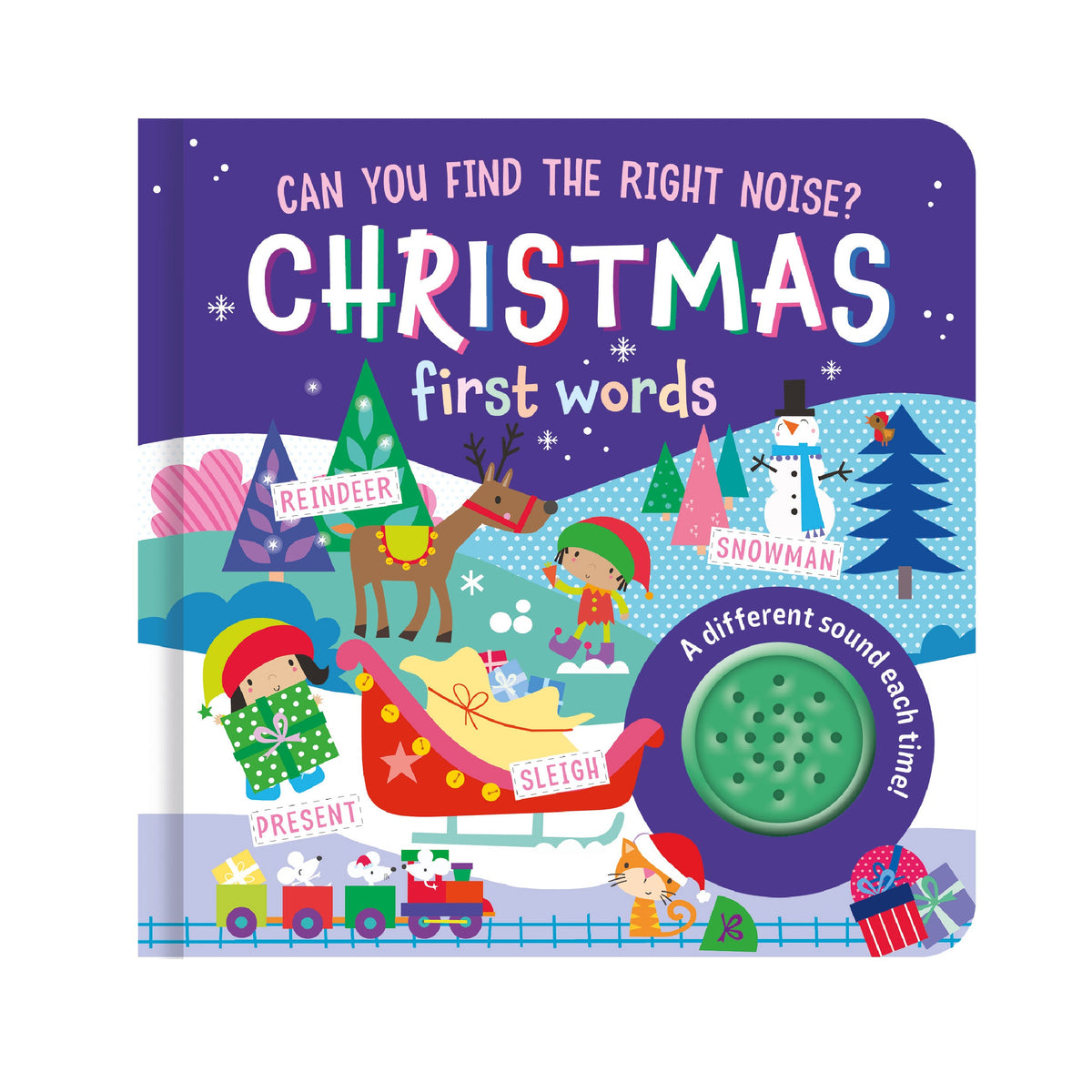 Carte cu sunete de Crăciun – Ghicește sunetul (Christmas First Words), North Parade, 2+ ani