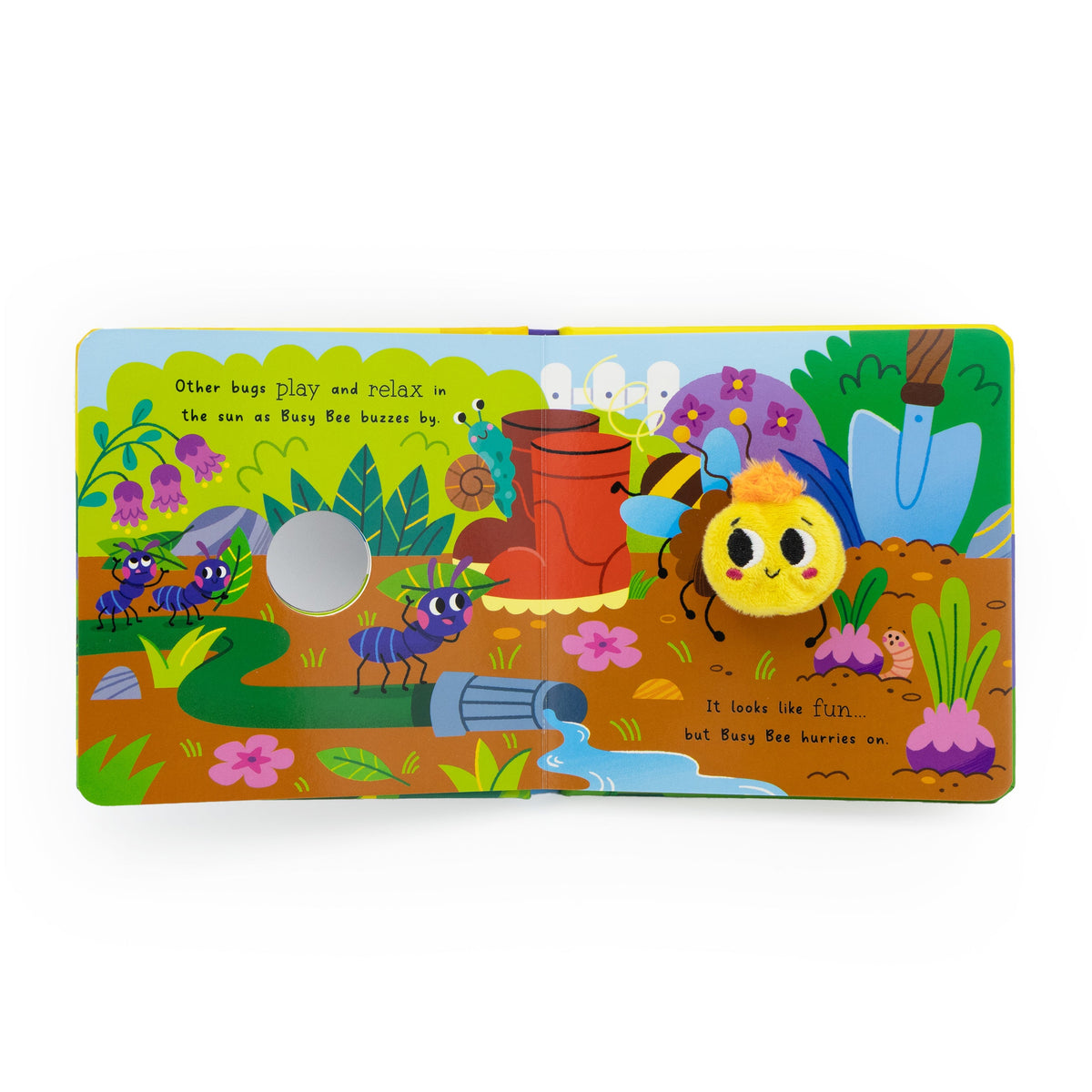Carte cu marionetă pe deget – Albinuța (Busy Bee!), North Parade, 2+ ani