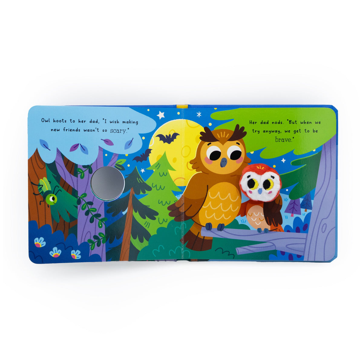 Carte cu marionetă pe deget – Bufnița (Night Owl!), North Parade, 2+ ani