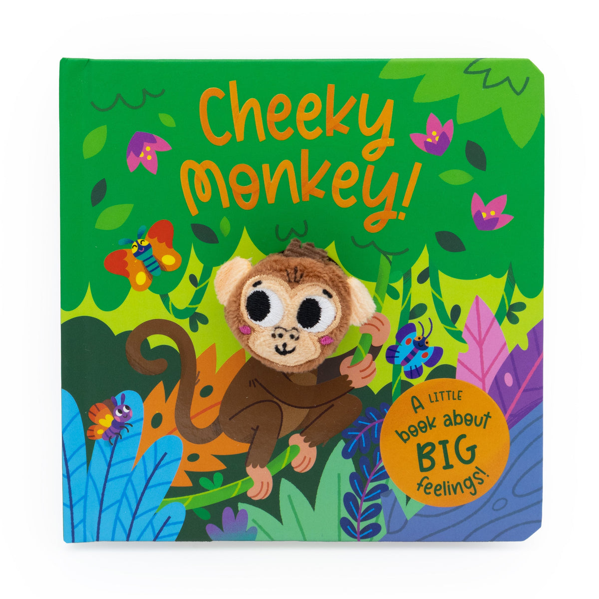Carte cu marionetă pe deget – Maimuțica (Cheeky Monkey!), North Parade, 2+ ani