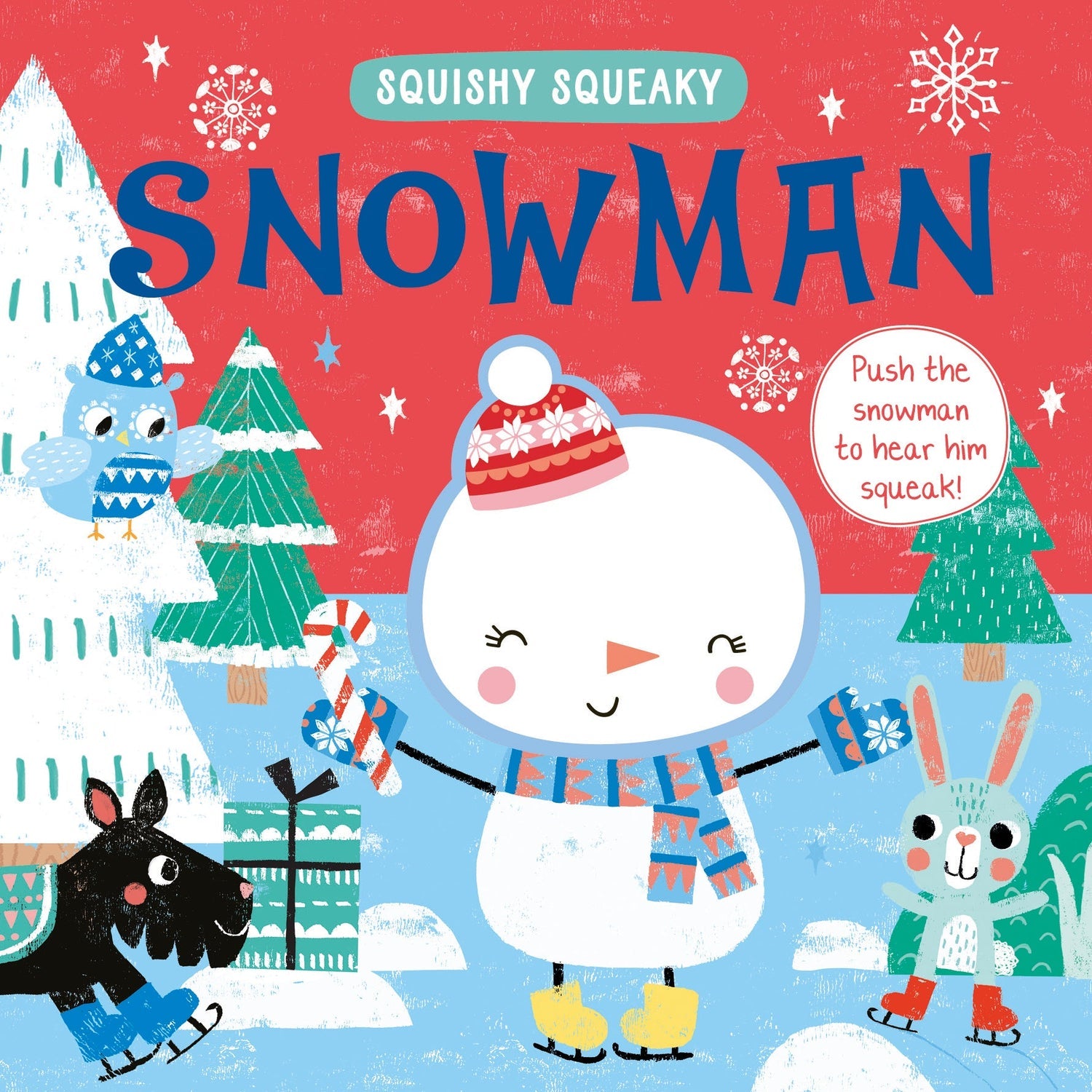 CHRISTMAS SQUEAKY BOARD BOOK - SNOWMAN