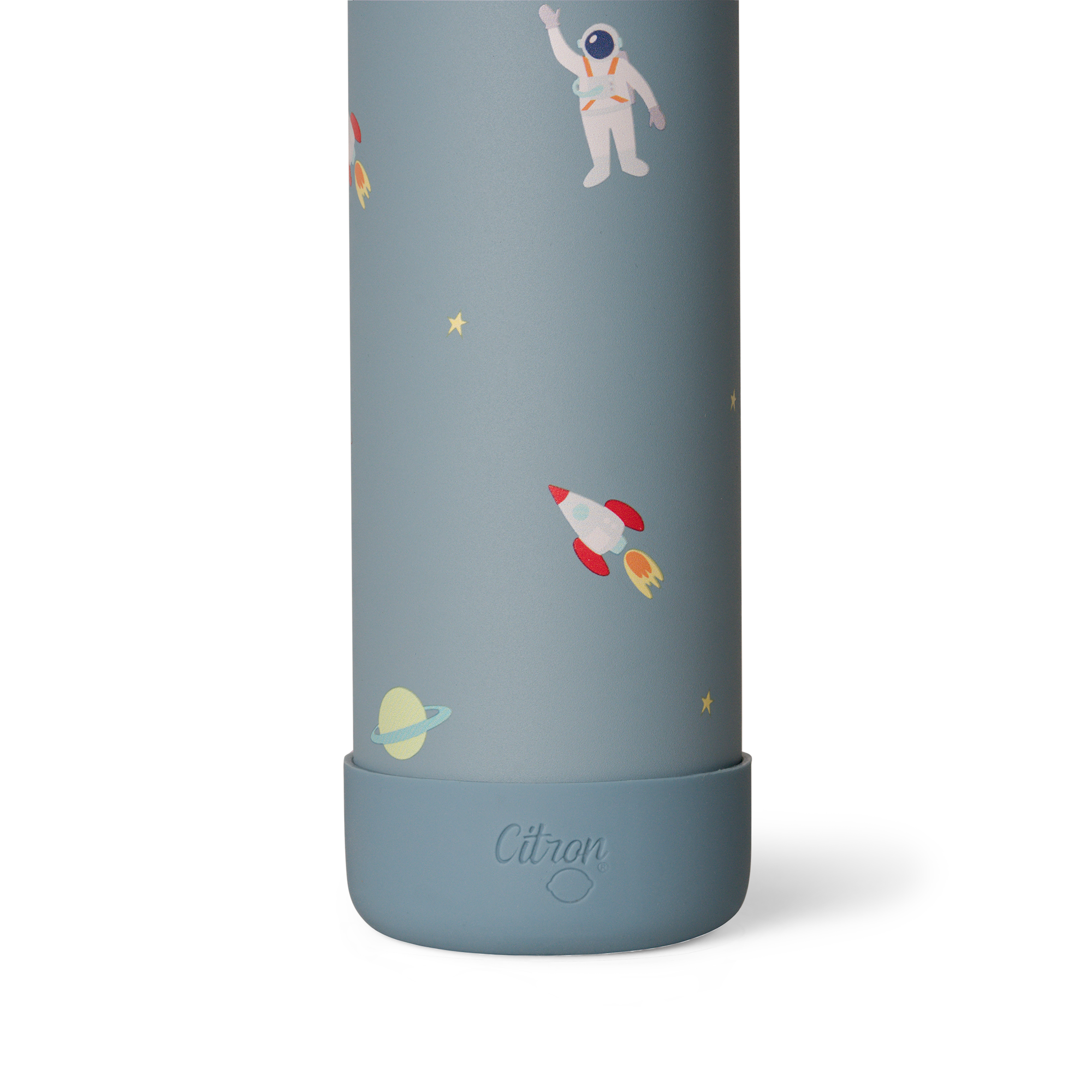Sticlă de Apă Termoizolantă pentru Copii din Inox, 350ml - Model Navă Spațială