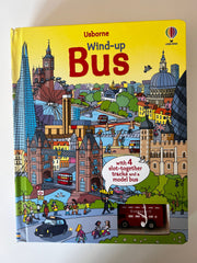 Resigilat - Carte cu jucarie cu autobuz - Wind-up Bus