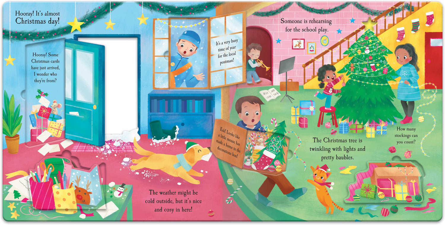 CHRISTMAS NATURE DIE-CUT BOOKS - CHRISTMAS VILLAGE
