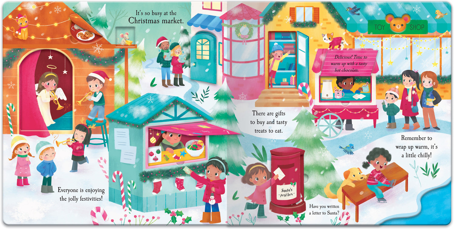CHRISTMAS NATURE DIE-CUT BOOKS - CHRISTMAS VILLAGE