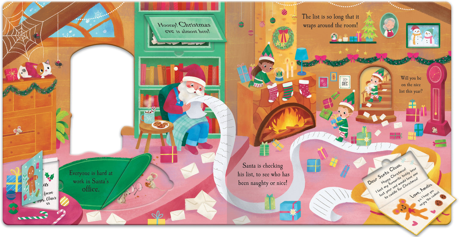 CHRISTMAS NATURE DIE-CUT BOOKS - SANTA'S VILLAGE