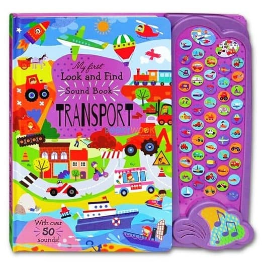 Carte pentru copii - MY FIRST LOOK & FIND SOUND BOOK - TRANSPORT