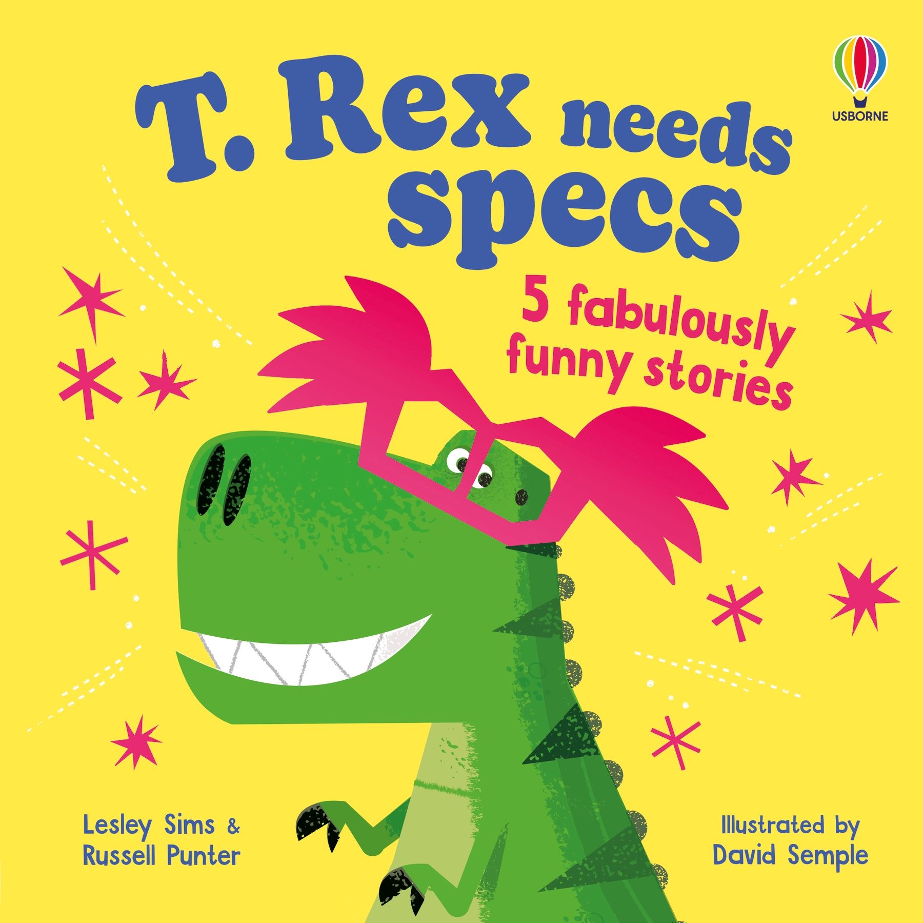 Carte pentru copii, Usborne, T. Rex needs specs, 3+ ani