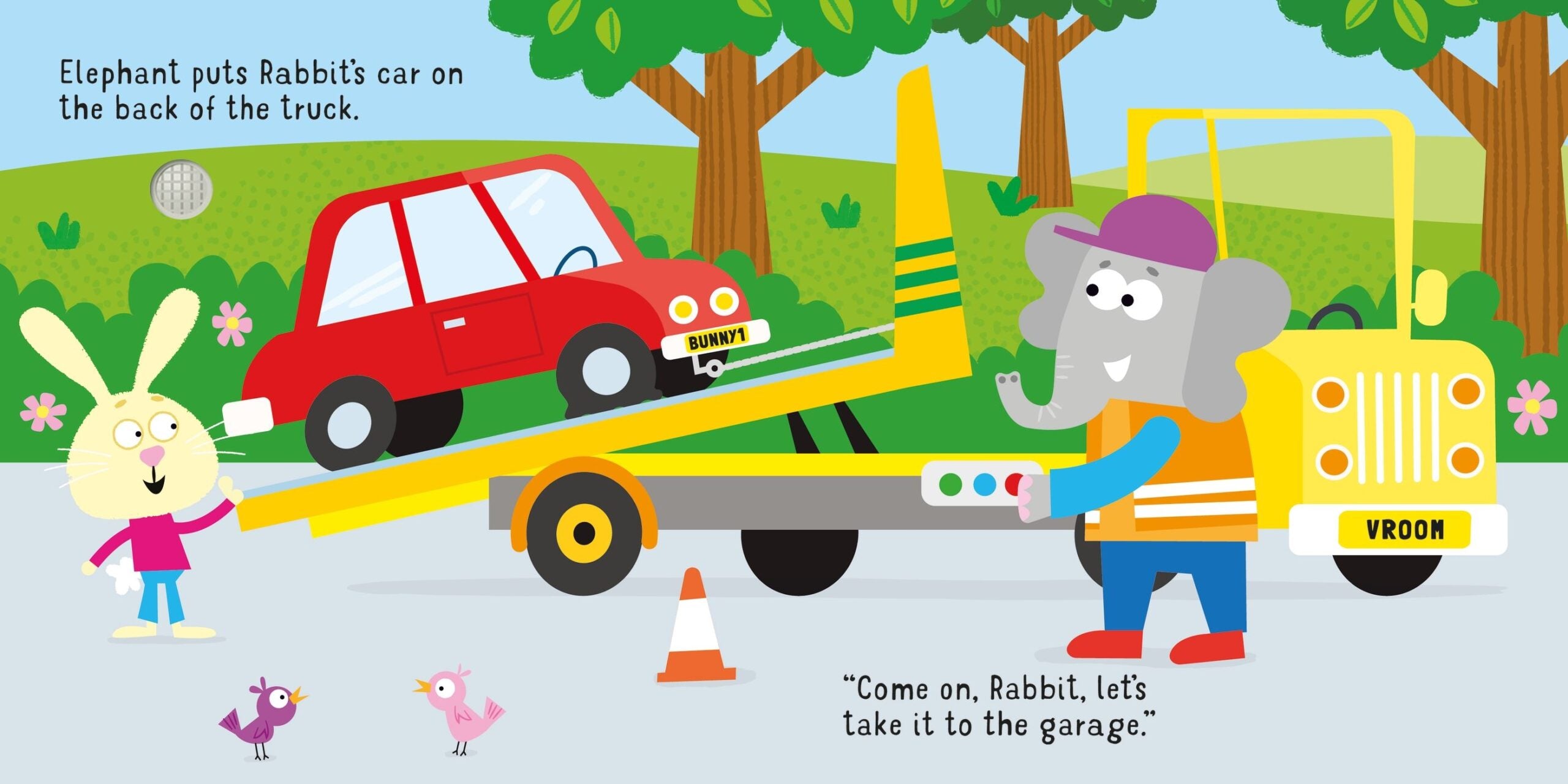 Carte cu sunete - Let's Go on a Truck, Usborne + 1 an