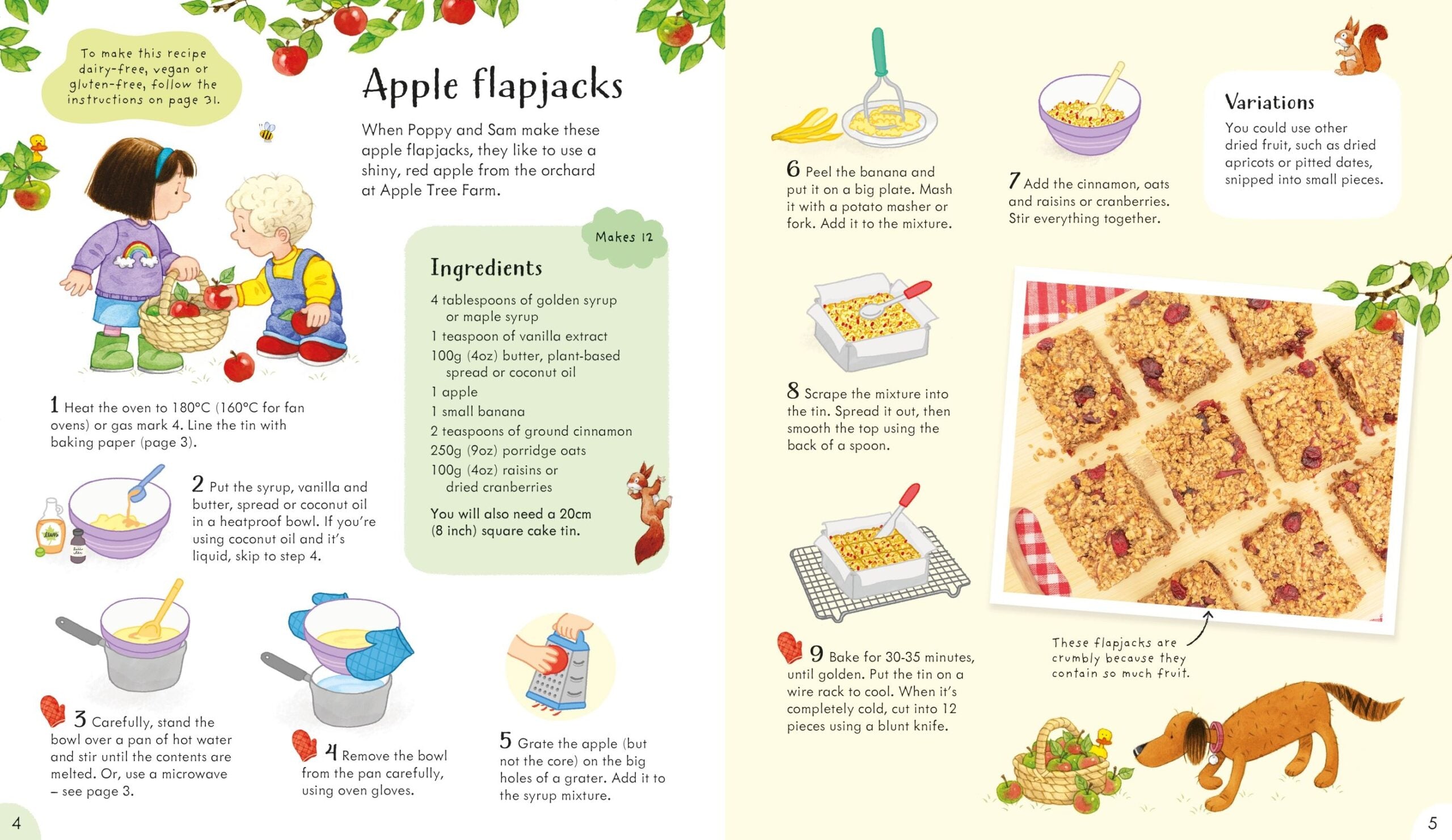 Carte pentru copii, Usborne, Poppy and Sam's Baking Book, 3+ ani