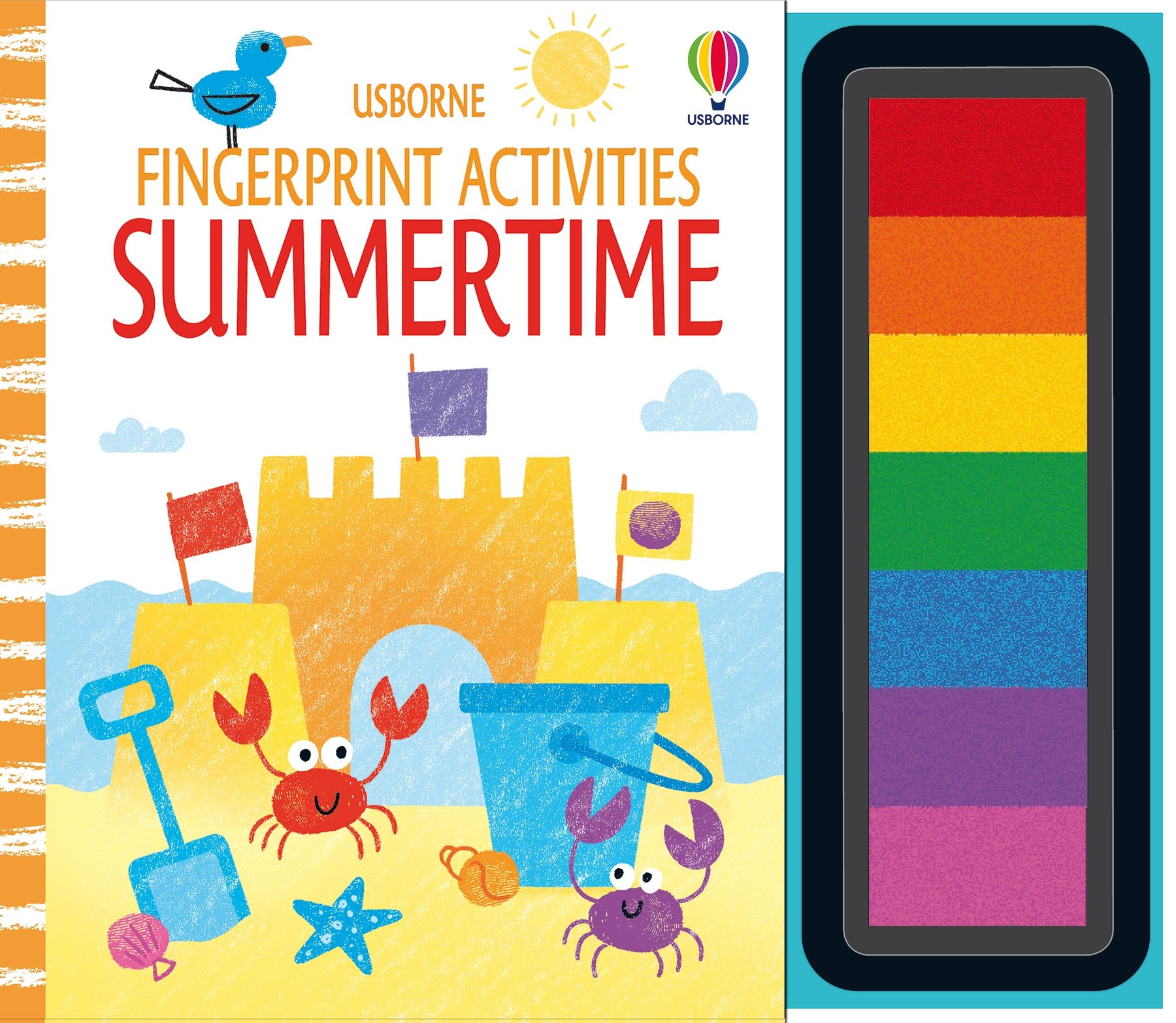 Carte pentru copii, Usborne, Fingerprint Activities Summertime, 6+ ani