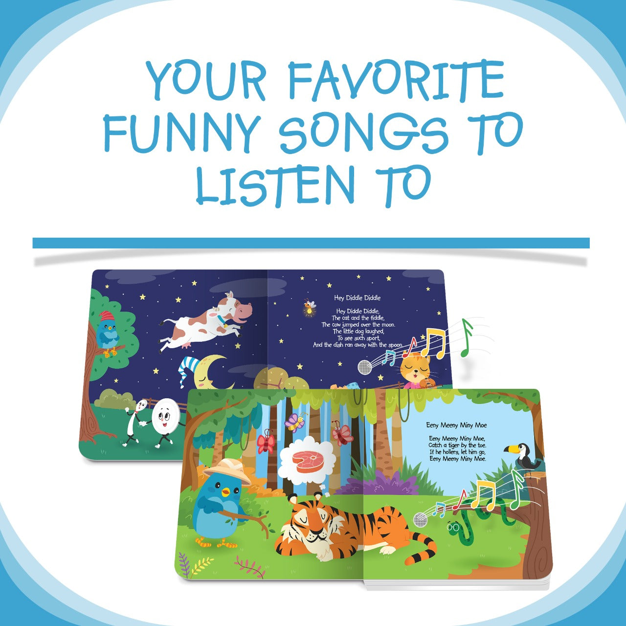 Carte pentru copii, Ditty Bird, Funny Songs, 6+ luni