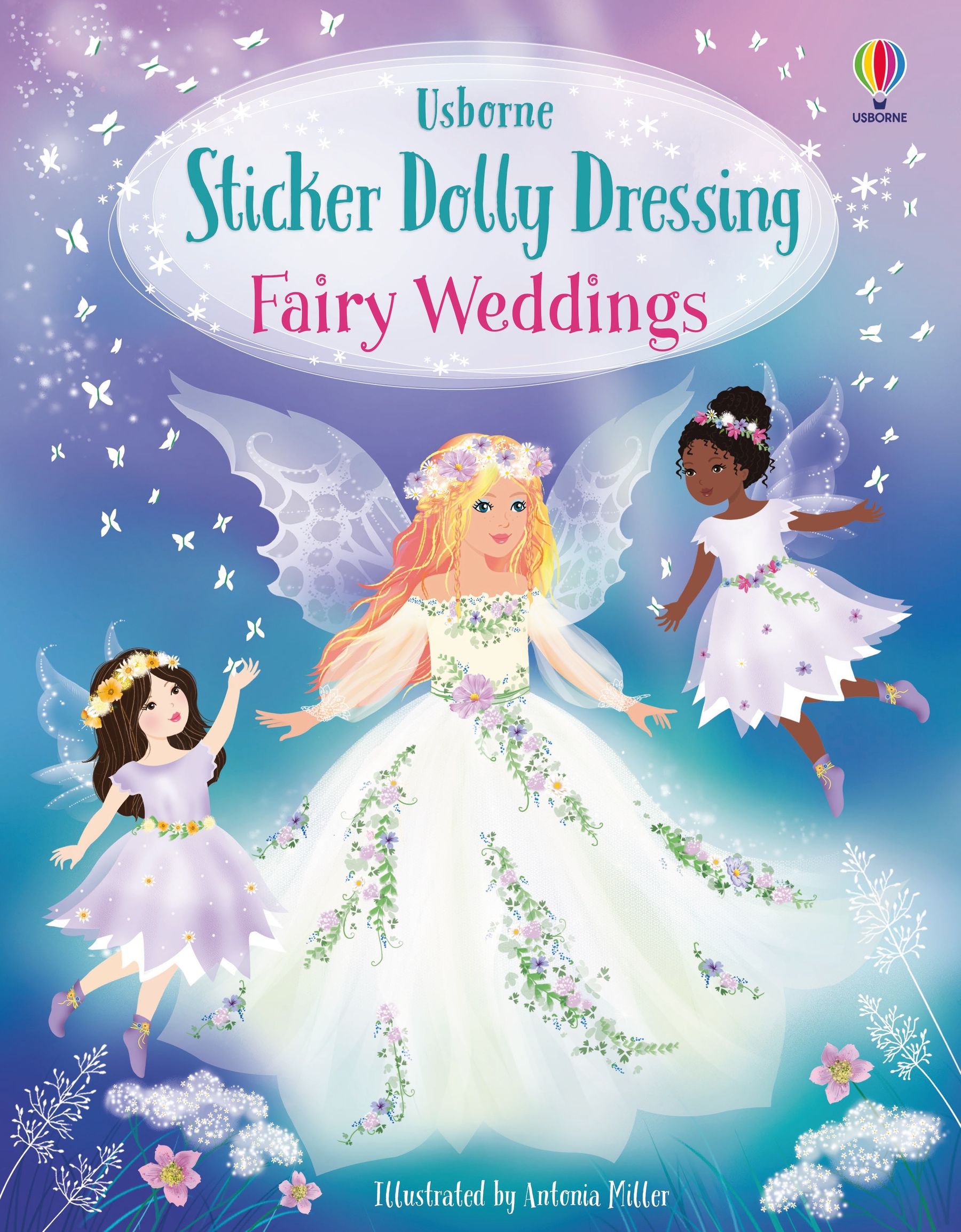 Sticker Dolly Dressing Fairy Weddings, Usborne, + 4 ani